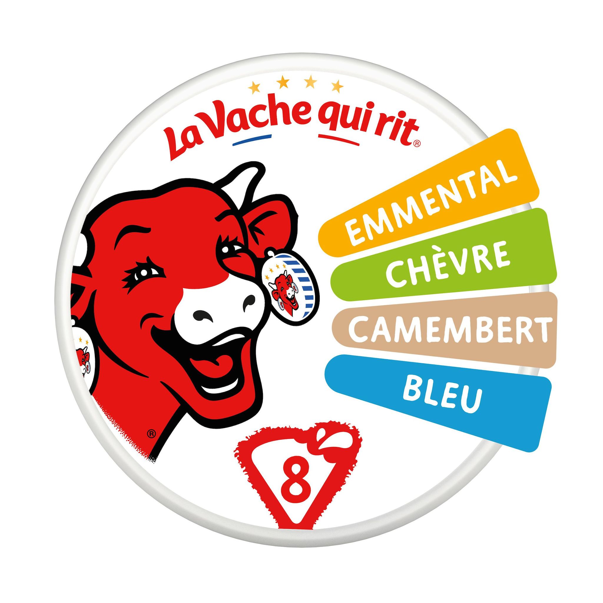 LA VACHE QUI RIT Fromage fondu en portions 8 portions 120g