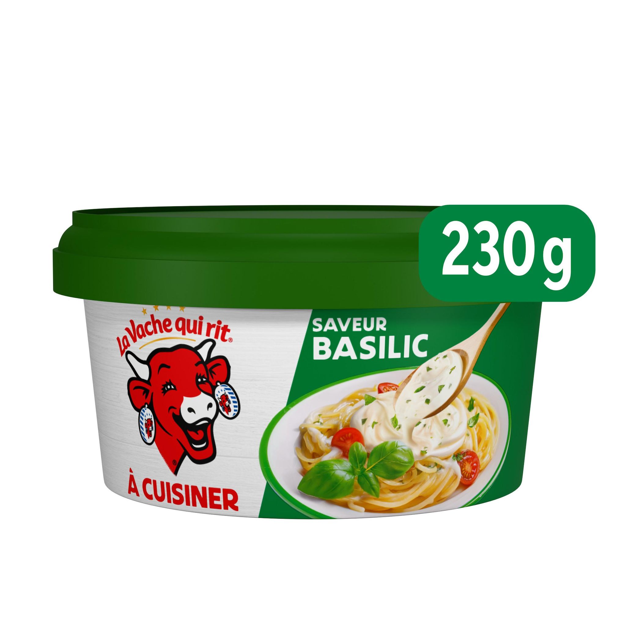 LA VACHE QUI RIT Fromage fondu saveur basilic 230g