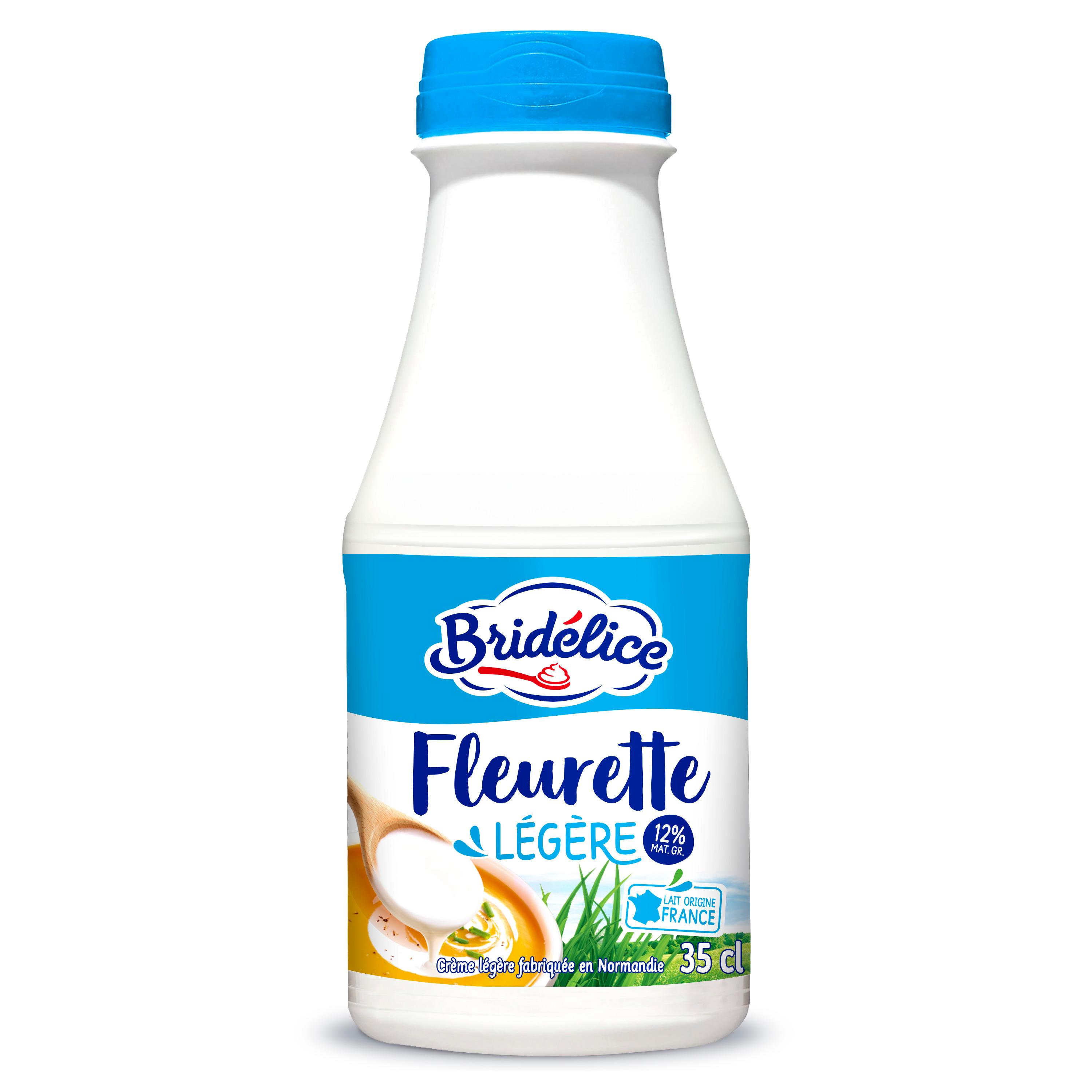 BRIDELICE Crème fraîche fleurette légère 12%MG 35cl