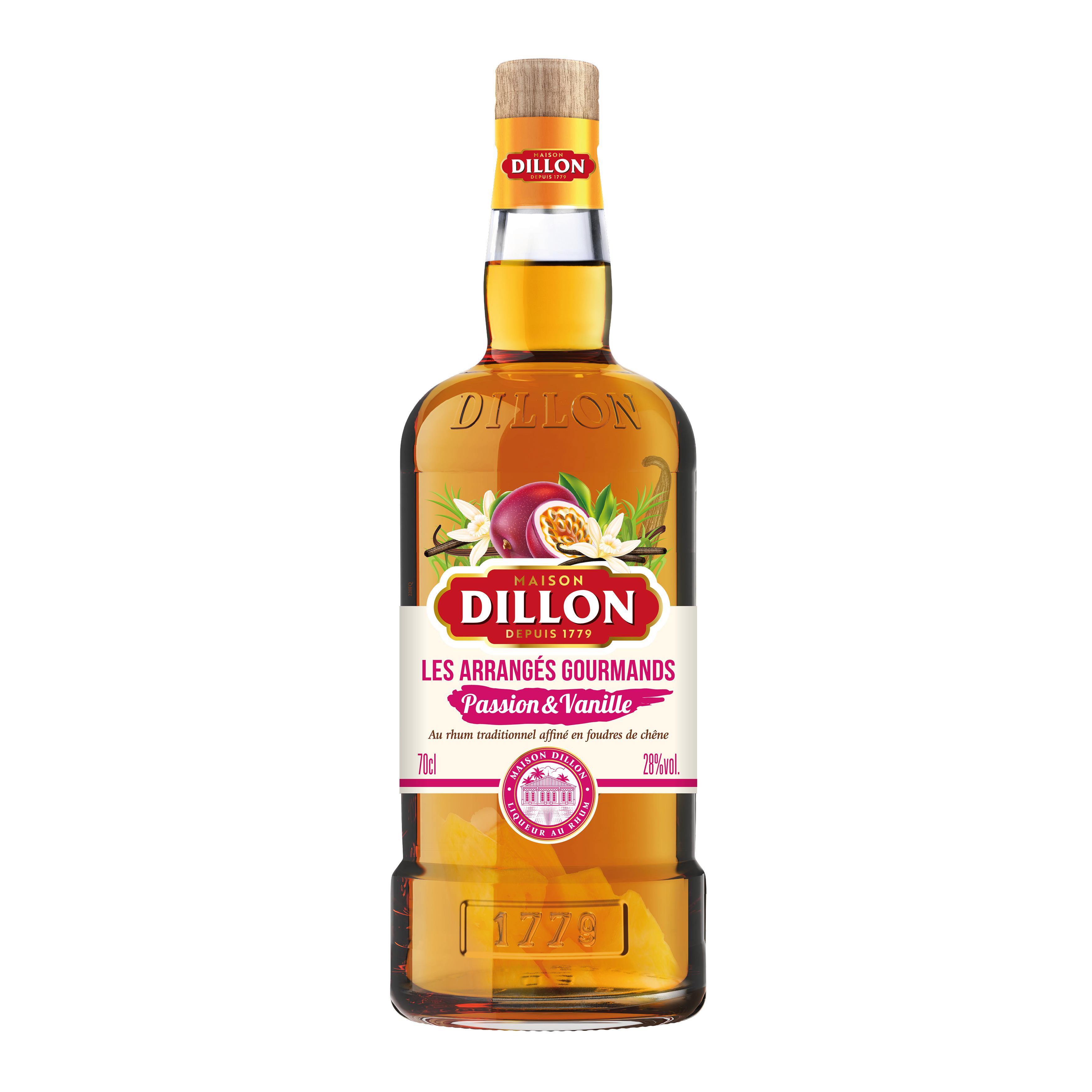 DILLON Arrangé gourmand passion et vanille 28% 70cl
