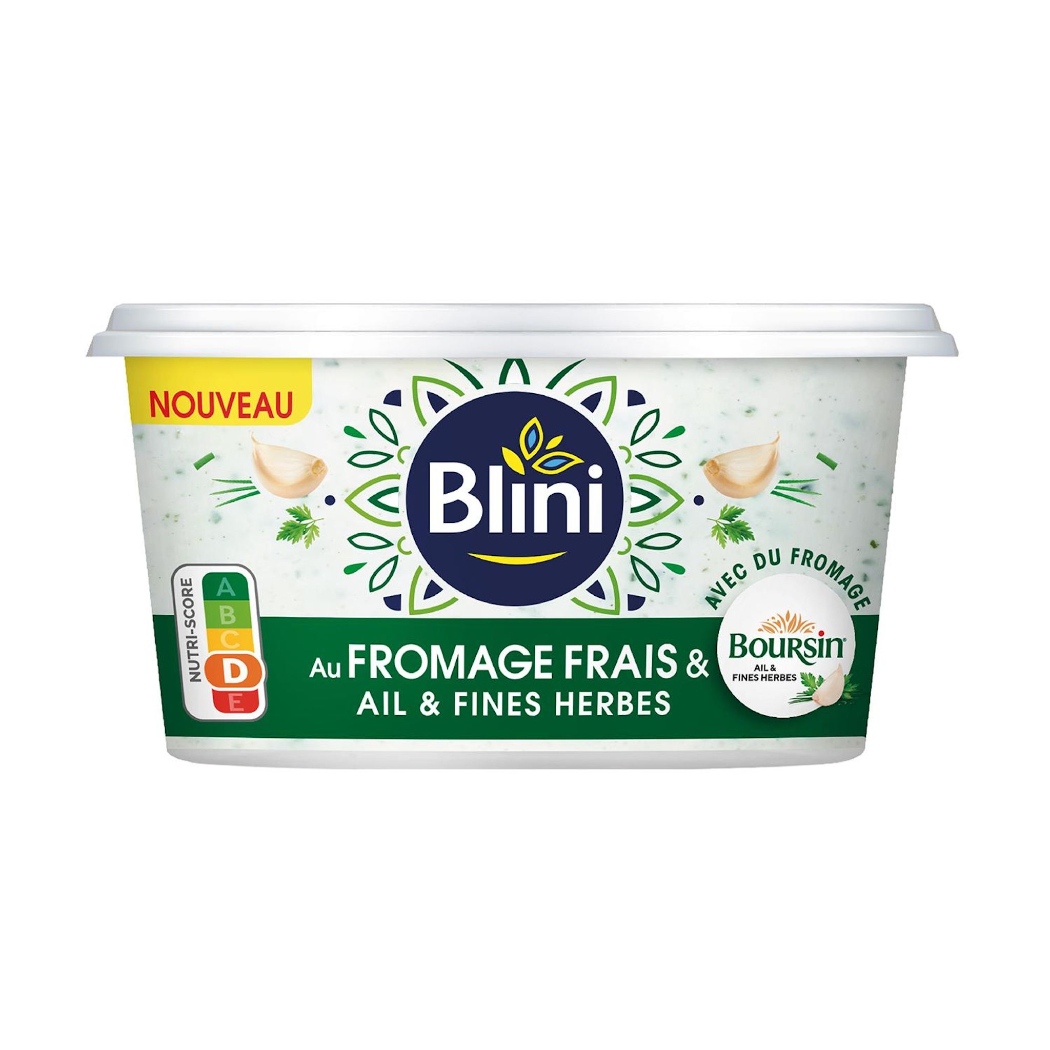 BLINI Au fromage frais Boursin ail et fines herbes 150g