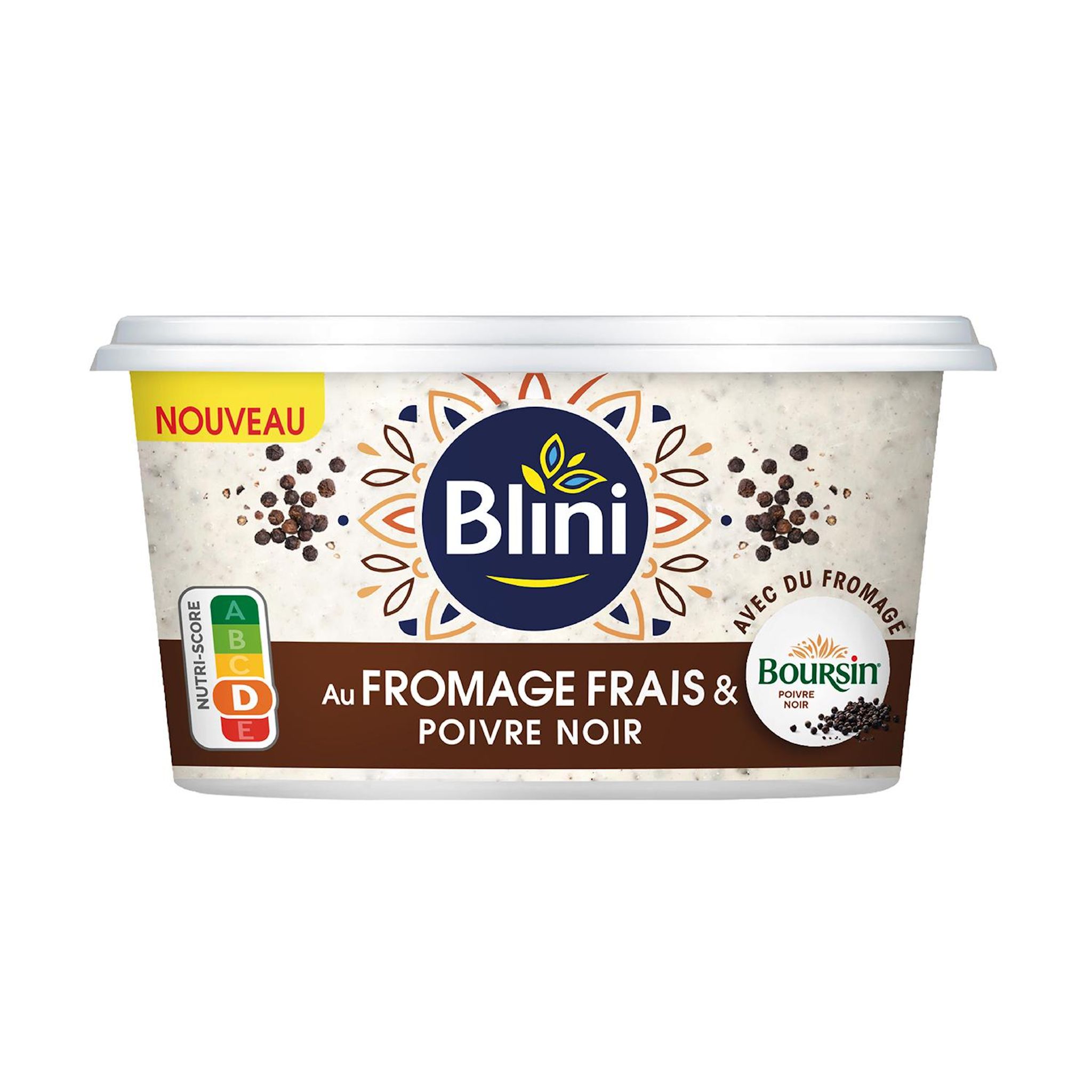 BLINI Au fromage frais Boursin et poivre noir 150g