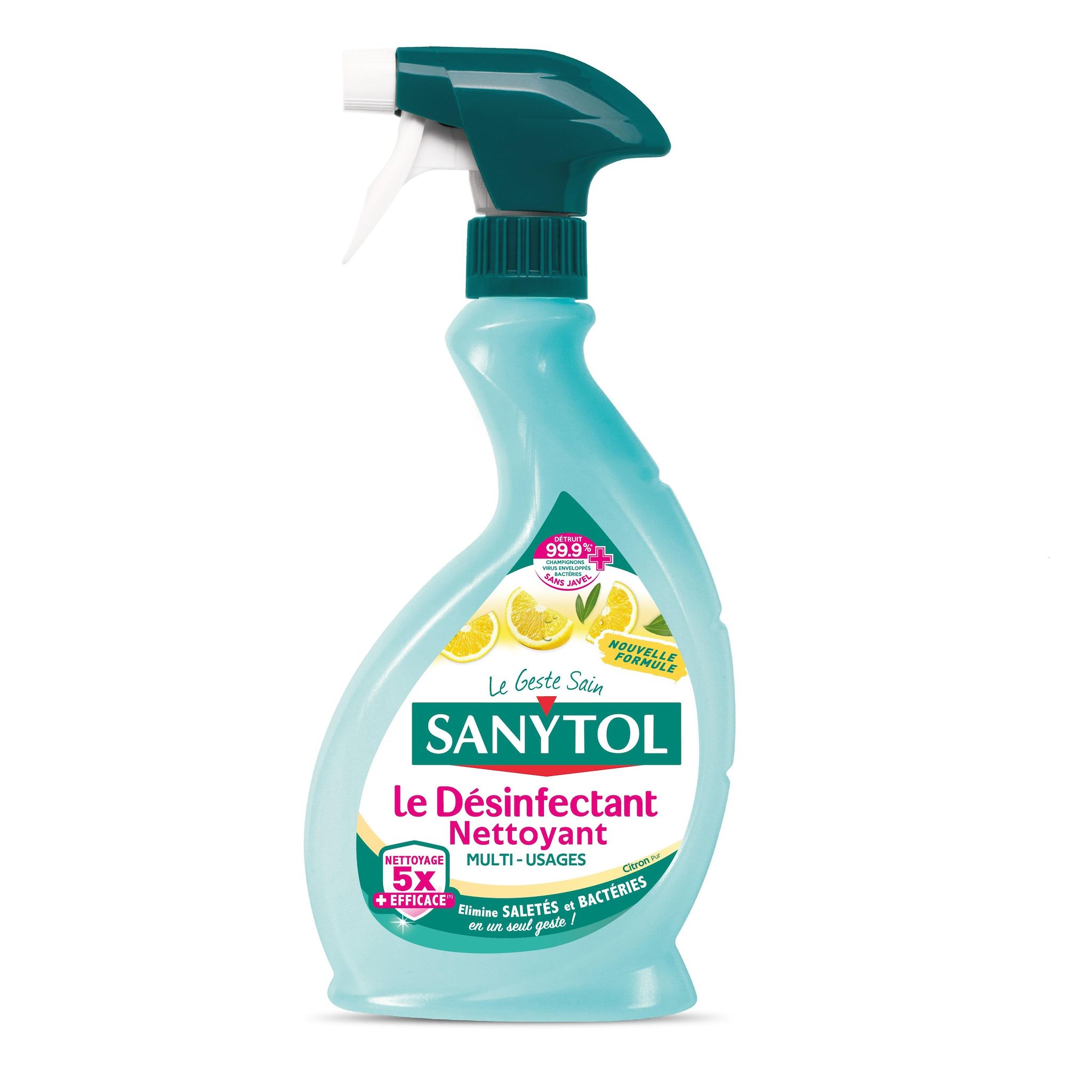 SANYTOL Désinfectant nettoyant multi-usages citron 500ml