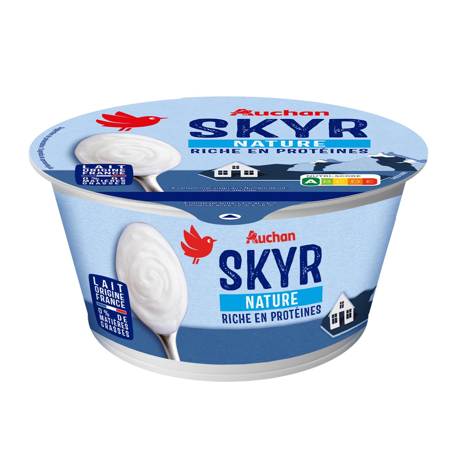 Voir la diapositive 3 : AUCHAN Skyr nature 450g
