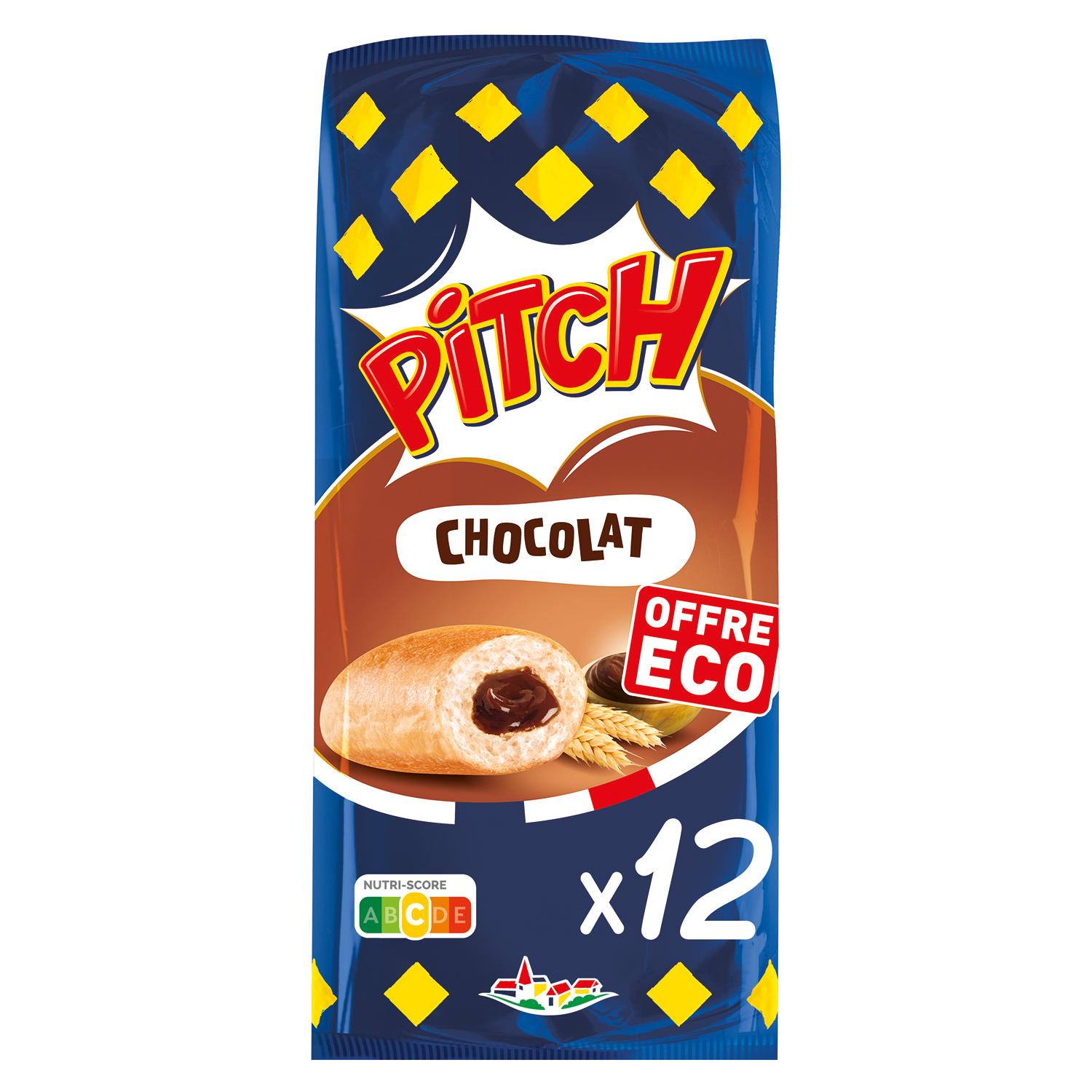 PITCH Brioche fourrée au chocolat 12 pièces 450g
