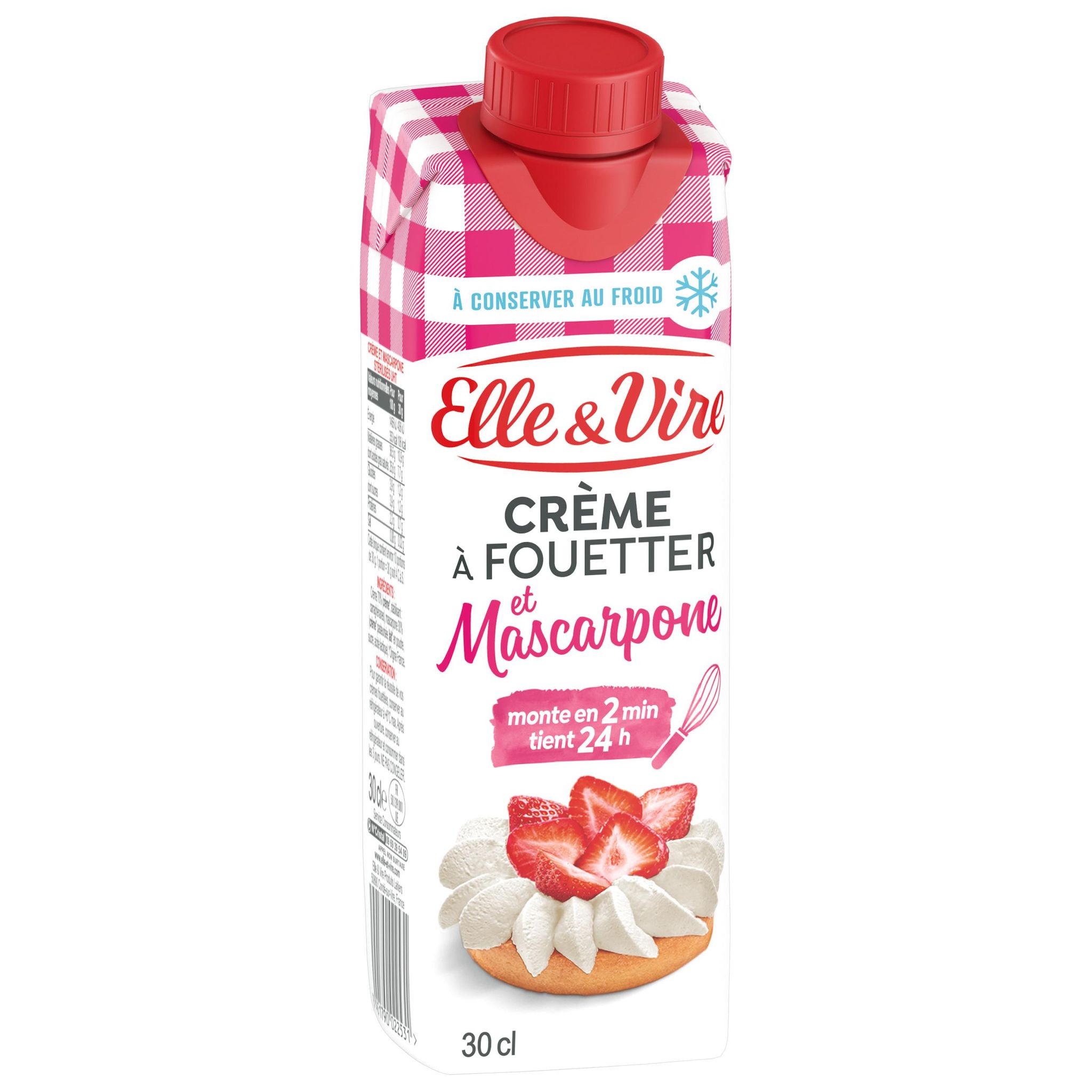ELLE & VIRE Crème au mascarpone 36,5%MG 30cl