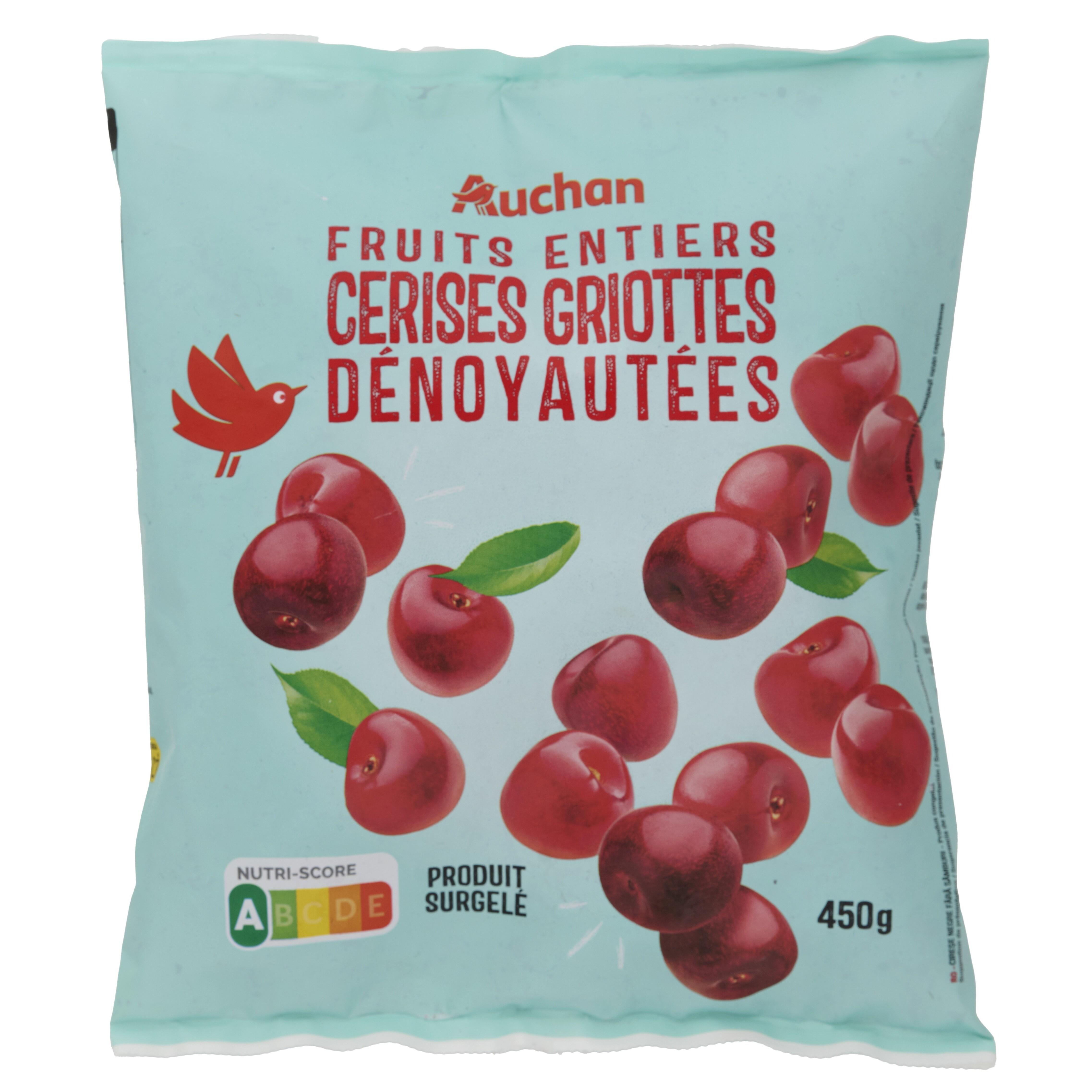 AUCHAN Cerises griottes 450g