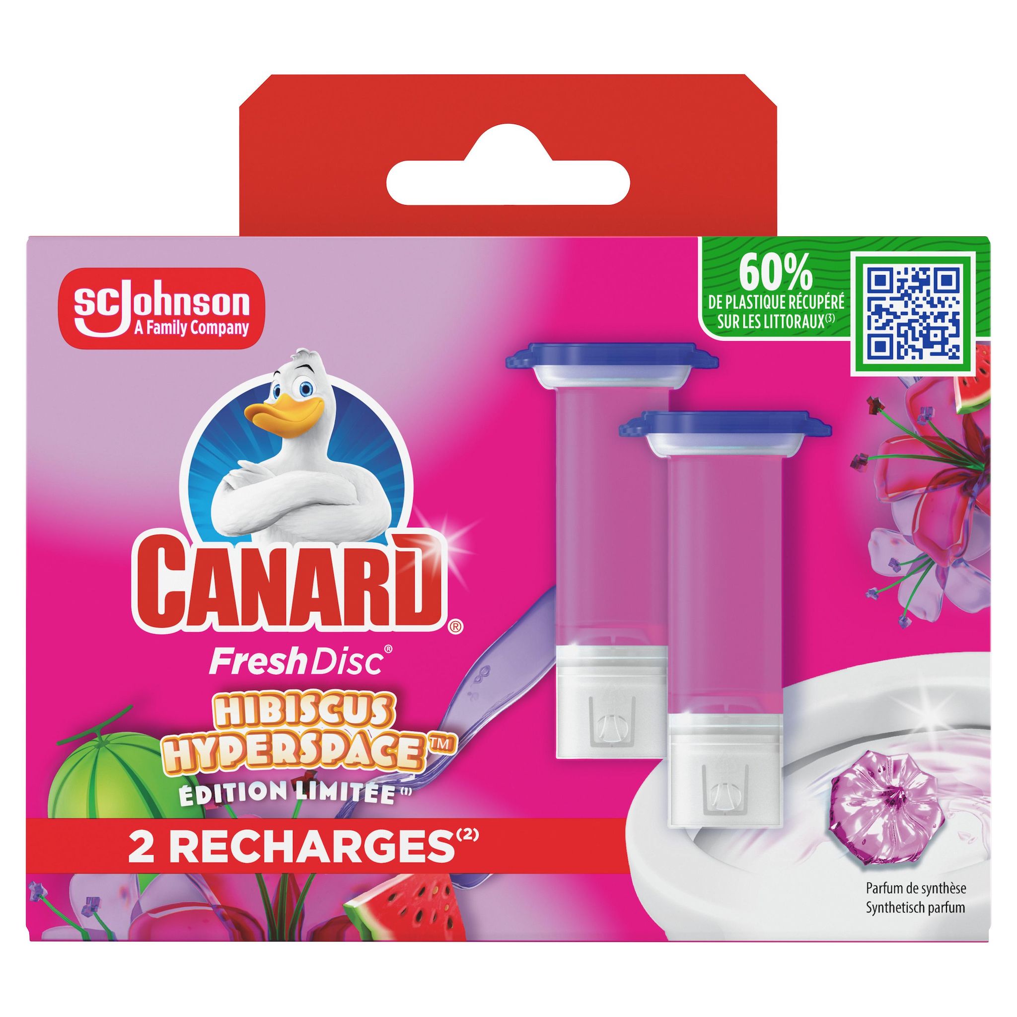 CANARD Recharge Fresh Disc nettoyant WC x2 2 pièces