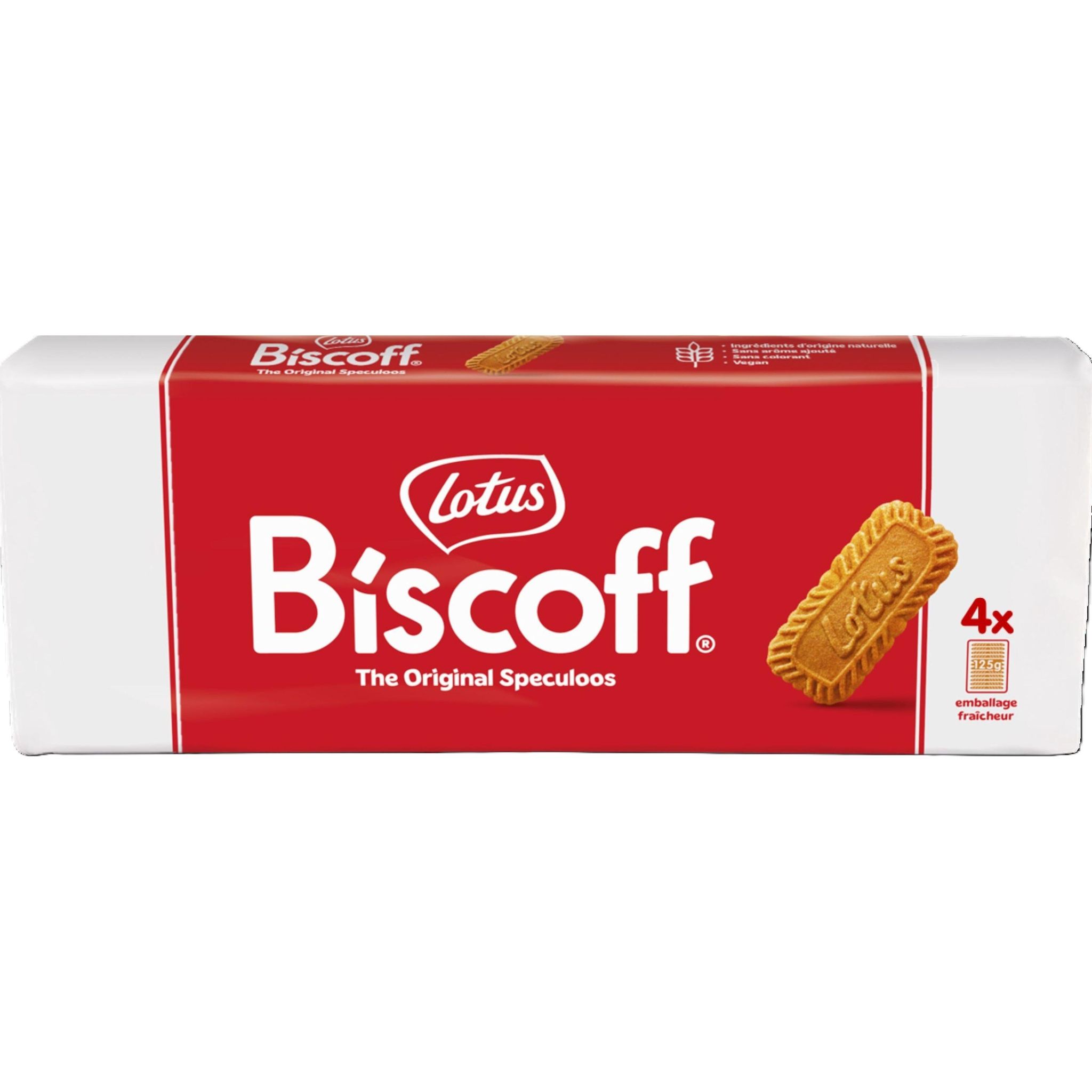 LOTUS Biscoff biscuits speculoos original 4x125g