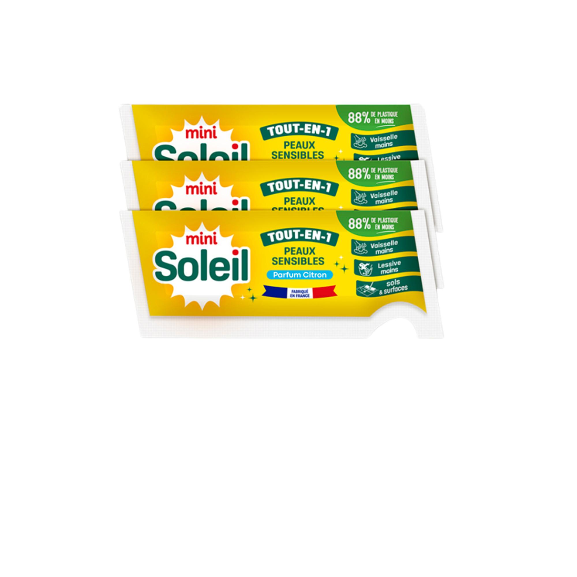 MINI Berlingot nettoyant multi-usages citron x3 3x200ml