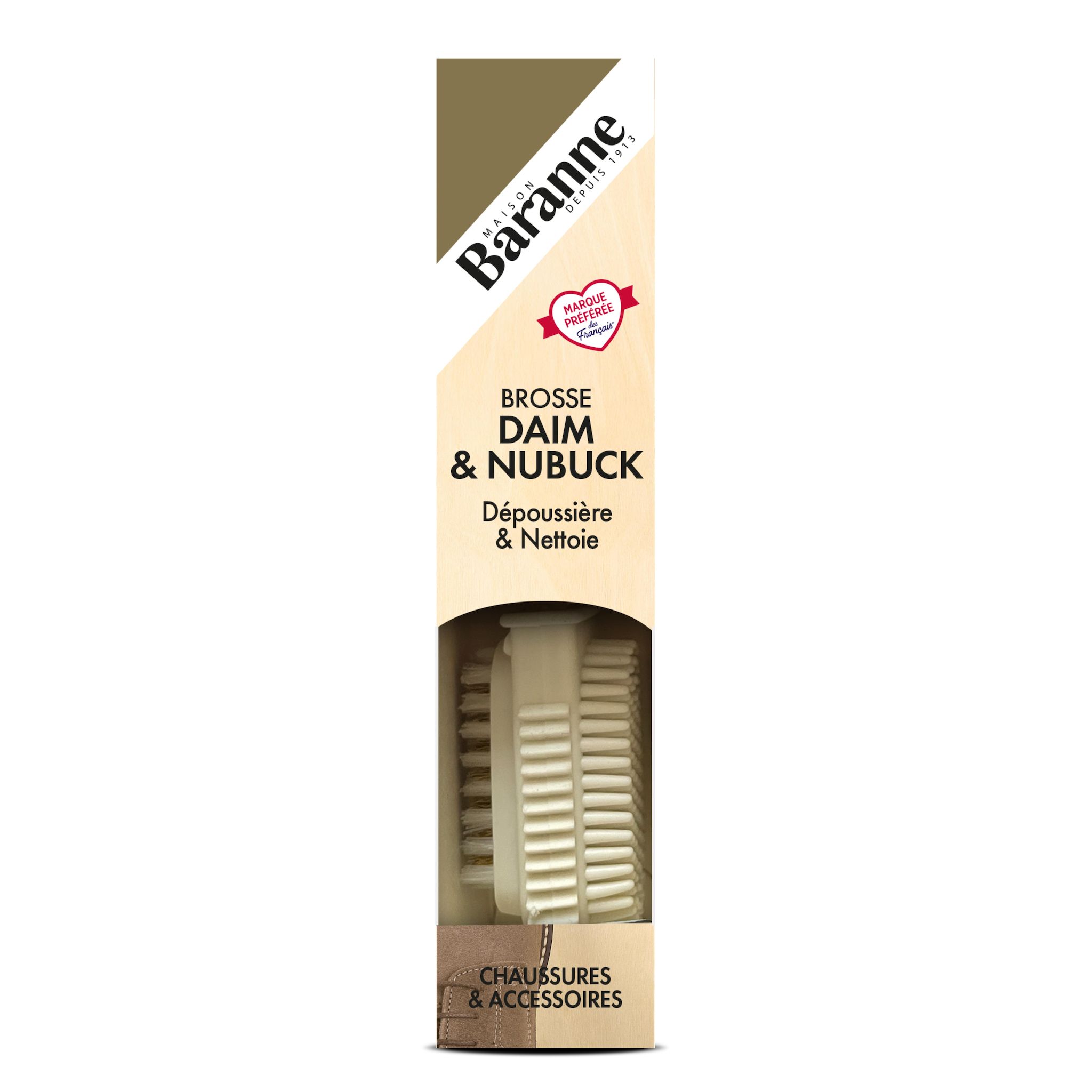 BARANNE Brosse à daim 1 pièce