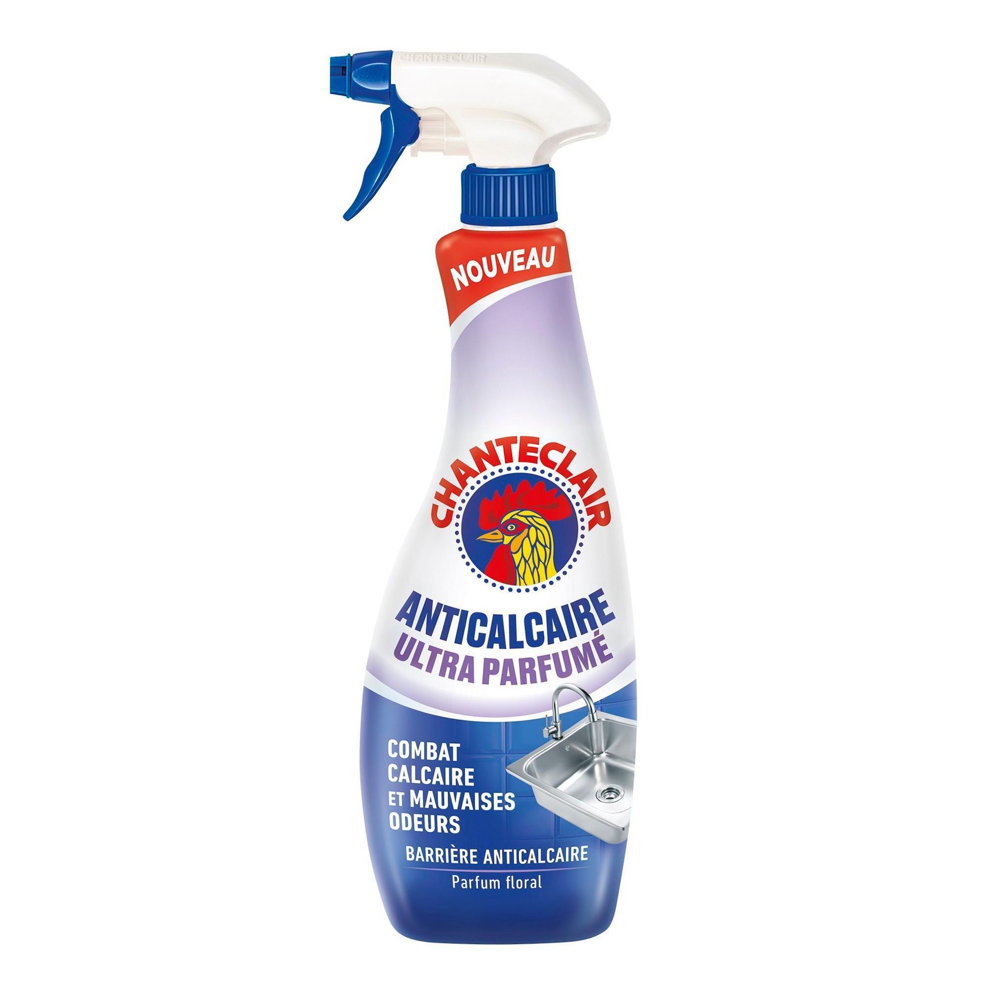 CHANTECLAIR Spray anti-calcaire ultra parfumé 625ml