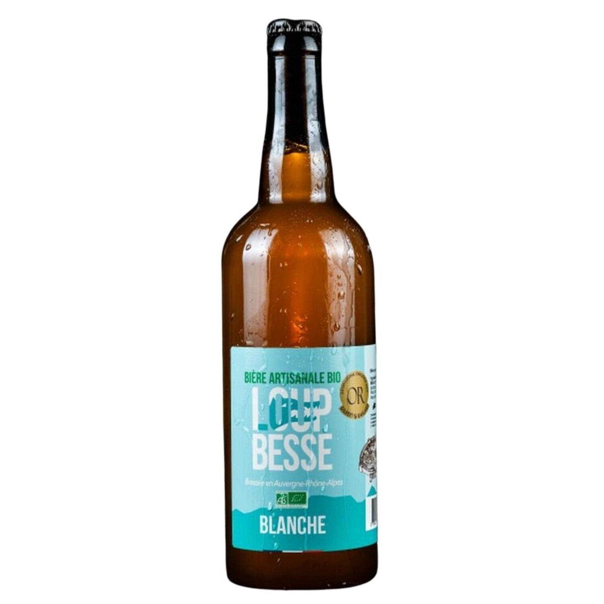 LOUP BESSE Bière blanche bio 4.5% 75cl