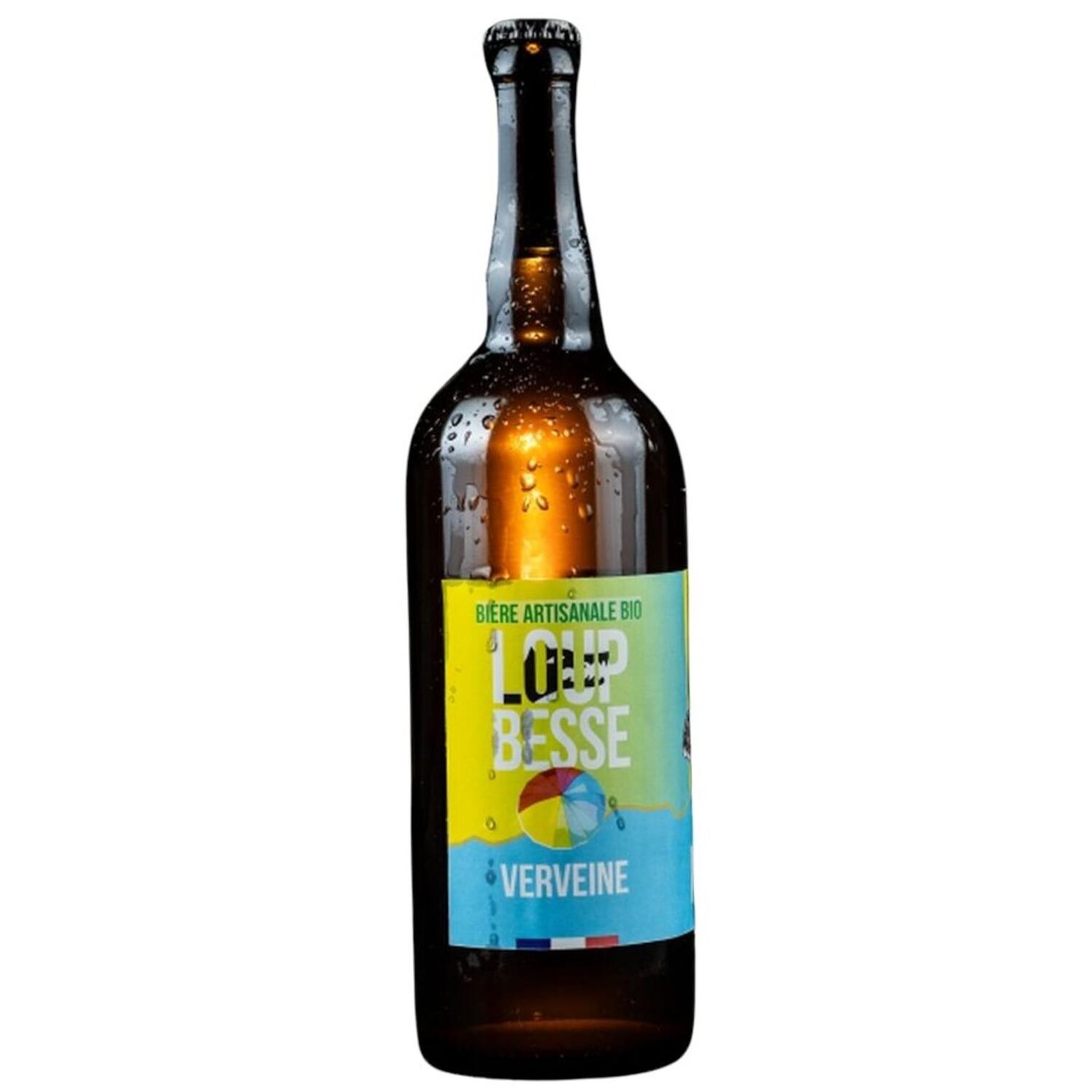 LOUP BESSE Bière aromatisé à la verveine bio 4% 75cl