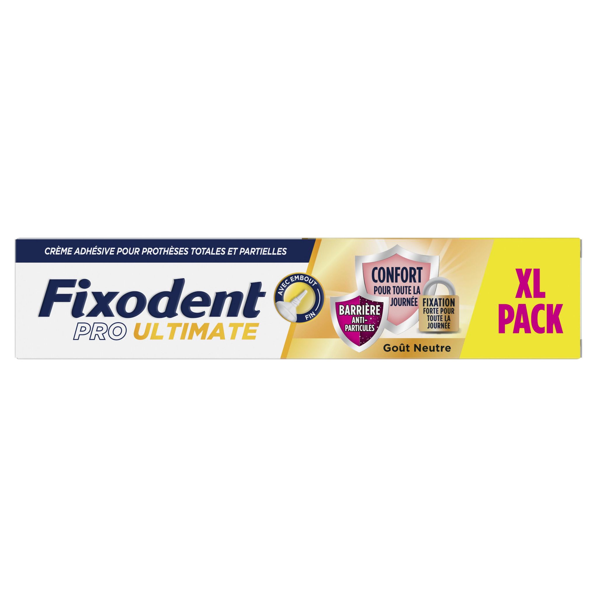 FIXODENT Pro ultimate Crème adhésive pour prothèses dentaires goût neutre 57g