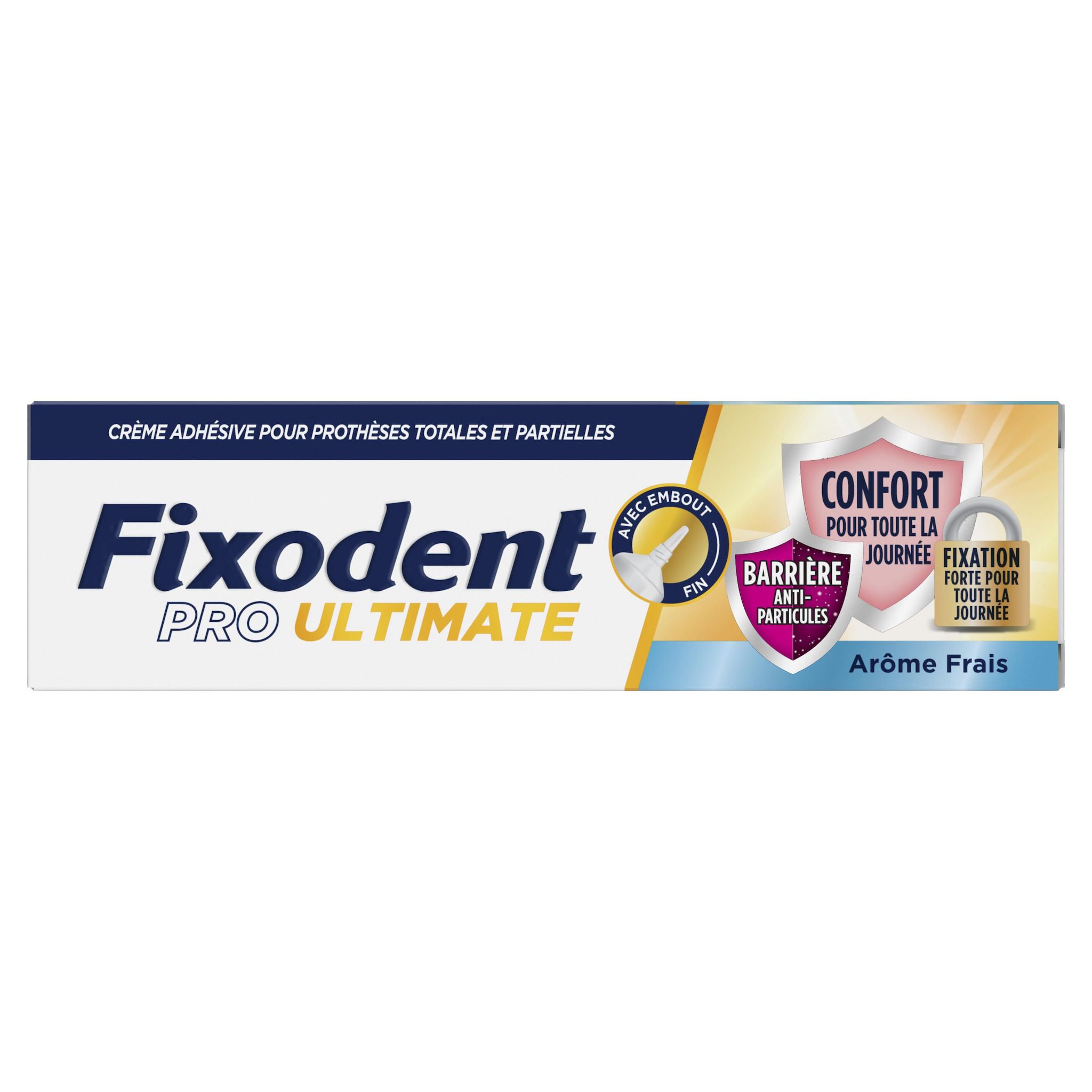 FIXODENT Pro ultimate Crème adhésive pour prothèses dentaires arôme frais 40g