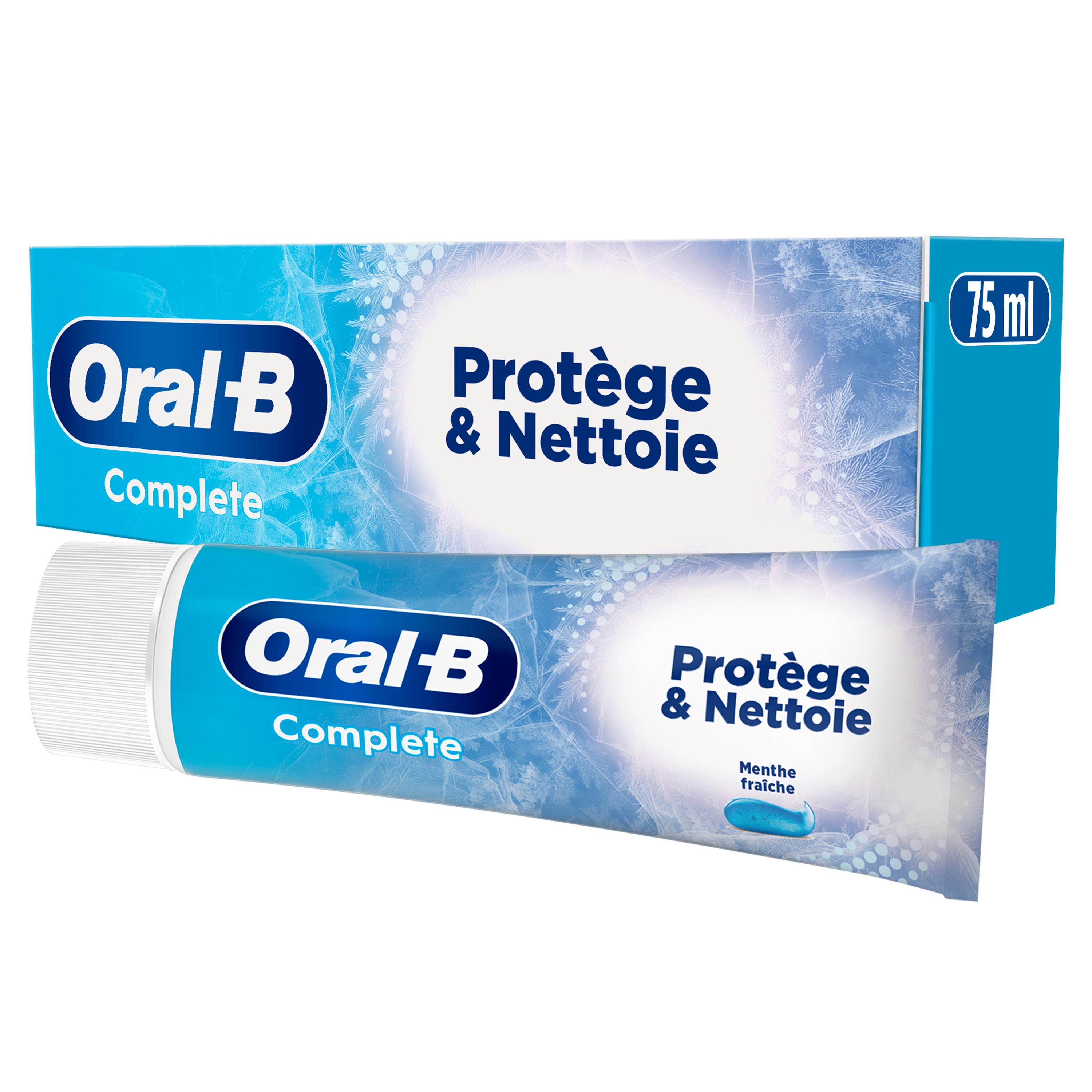 ORAL-B Complete dentifrice protège et nettoie menthe fraiche 75ml
