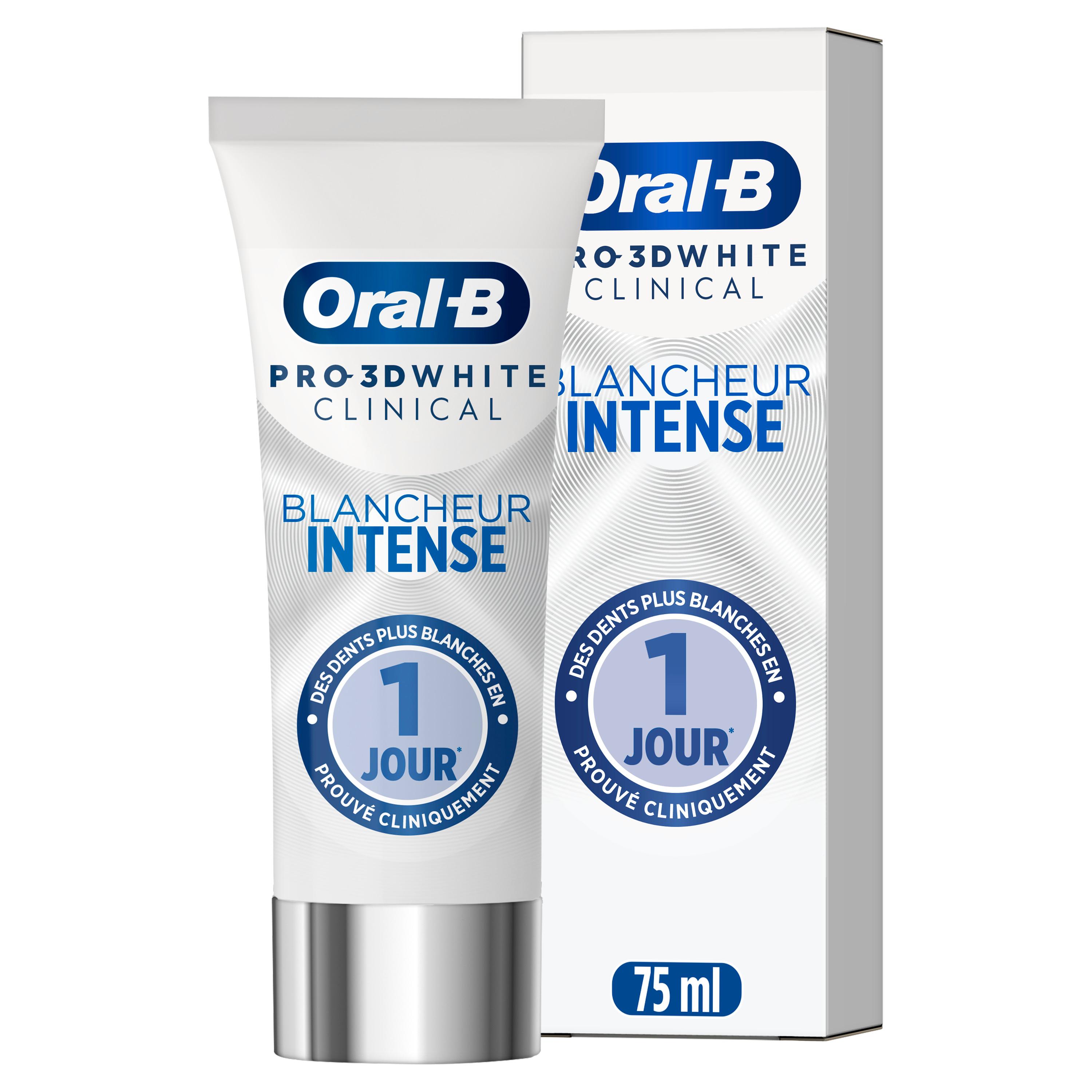 ORAL-B Pro 3D White Dentifrice blancheur intense 75ml