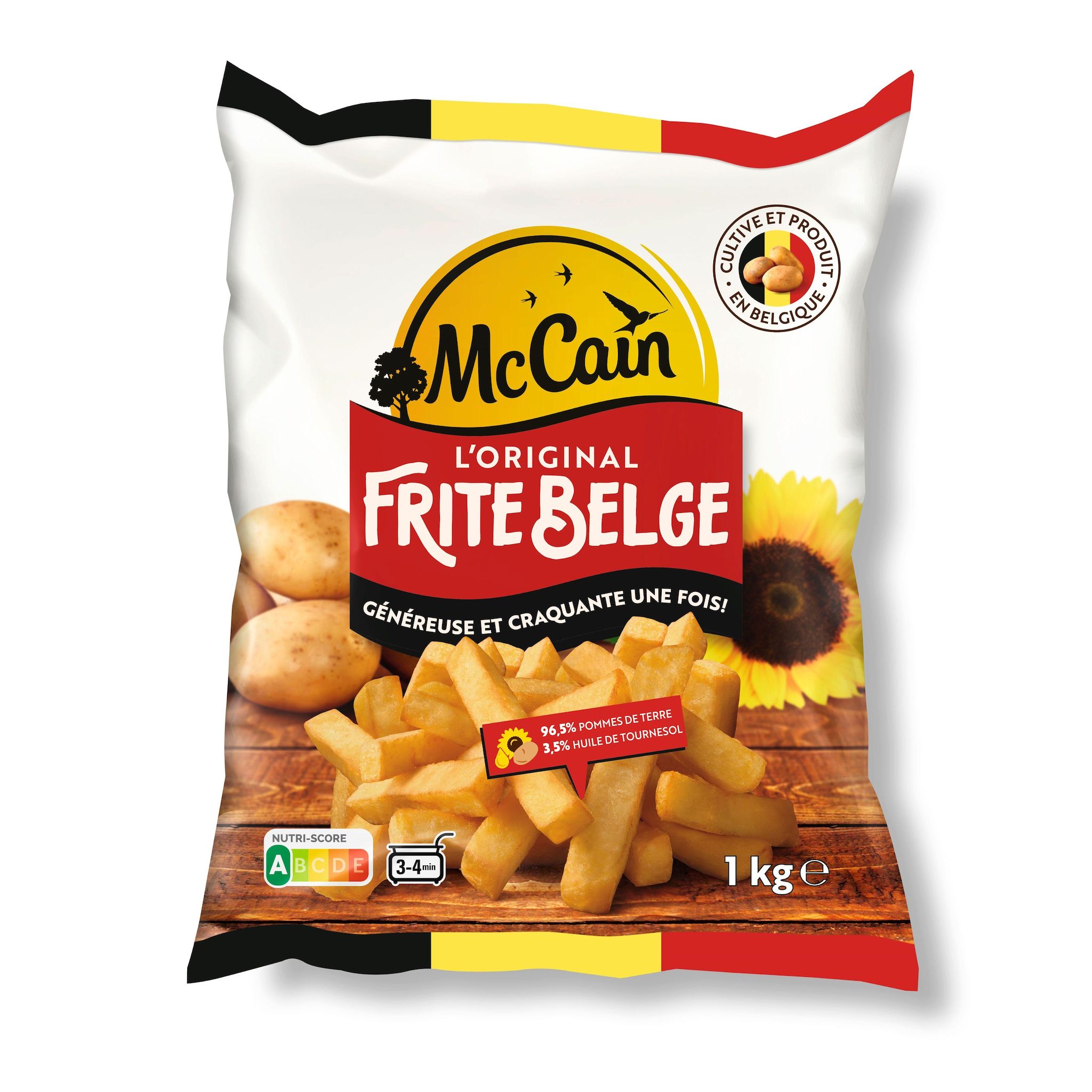 MCCAIN Frites tradition extra fines four 1kg