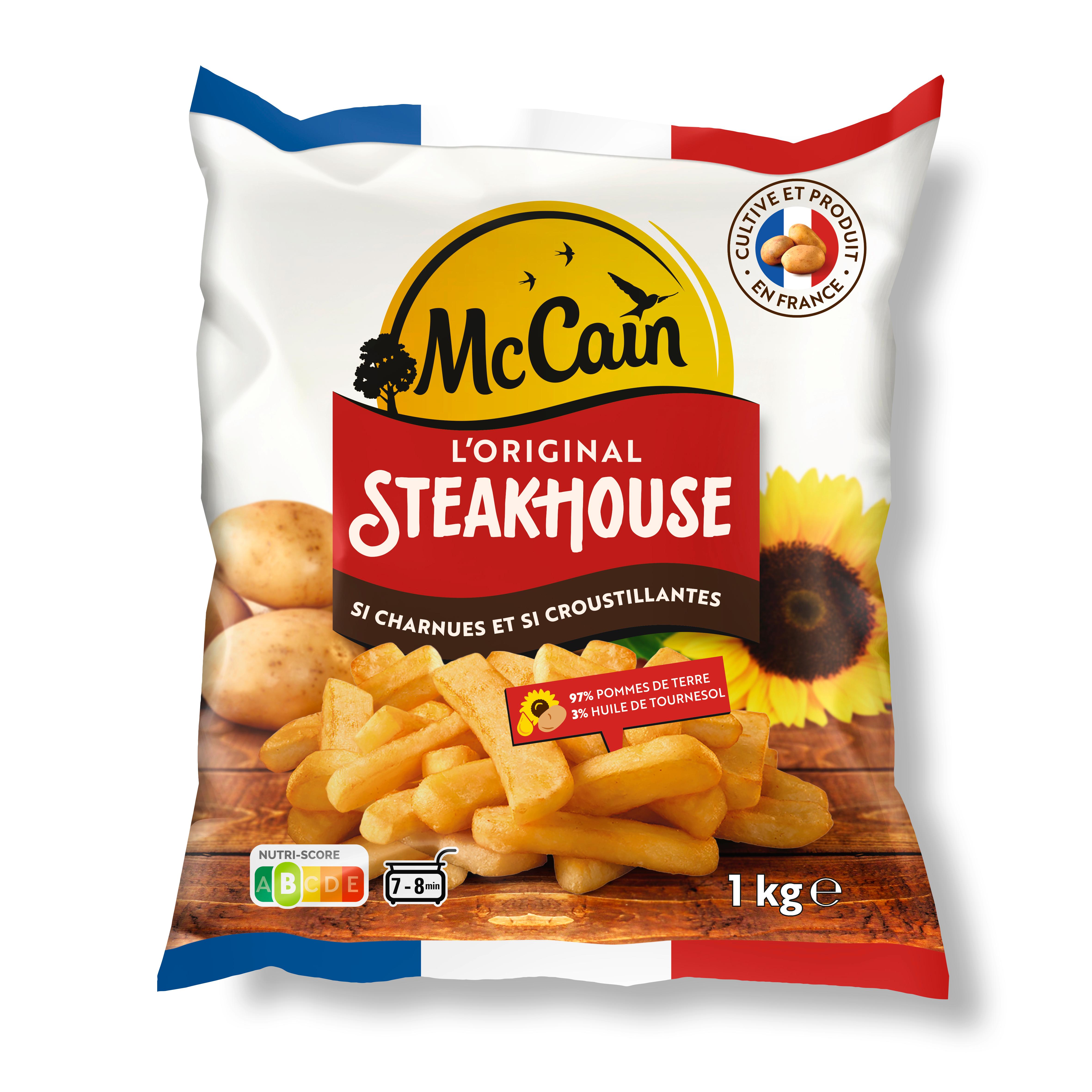 MCCAIN Frites steakhouse extra large friteuse 1kg