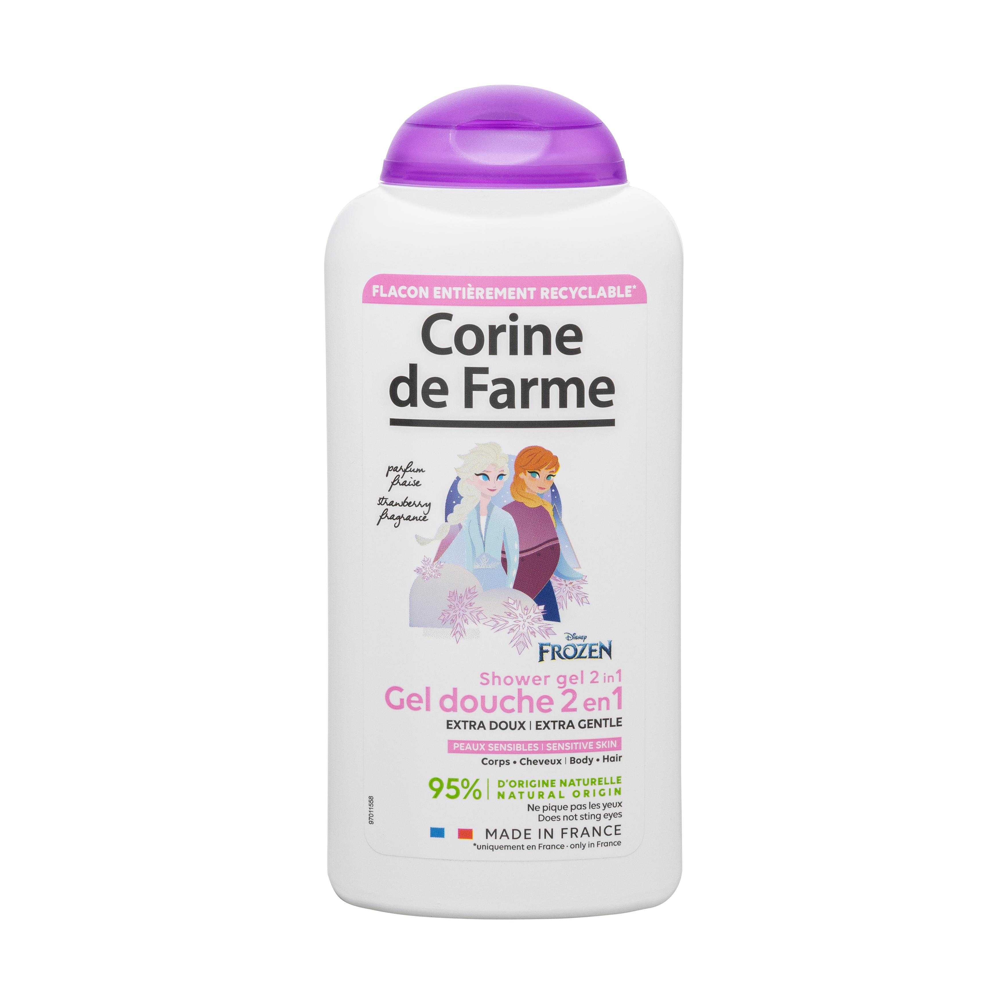 CORINE DE FARME Gel douche 2en1 Frozen parfum fraise 500ml