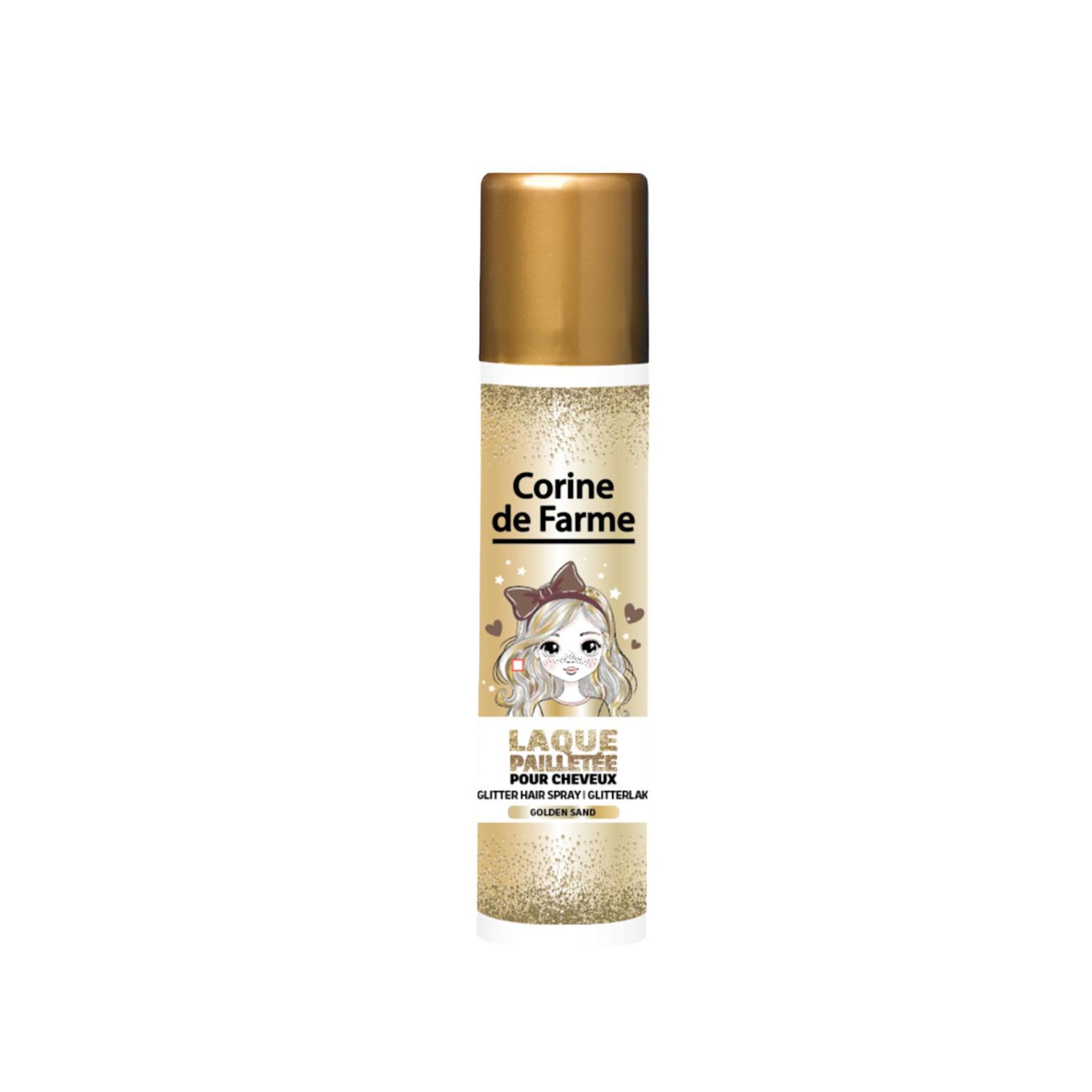 CORINE DE FARME Laque pailletée pour cheveux golden sand 75ml