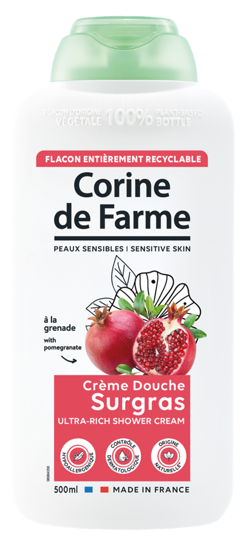 CORINE DE FARME Crème de douche surgras à la grenade 500ml