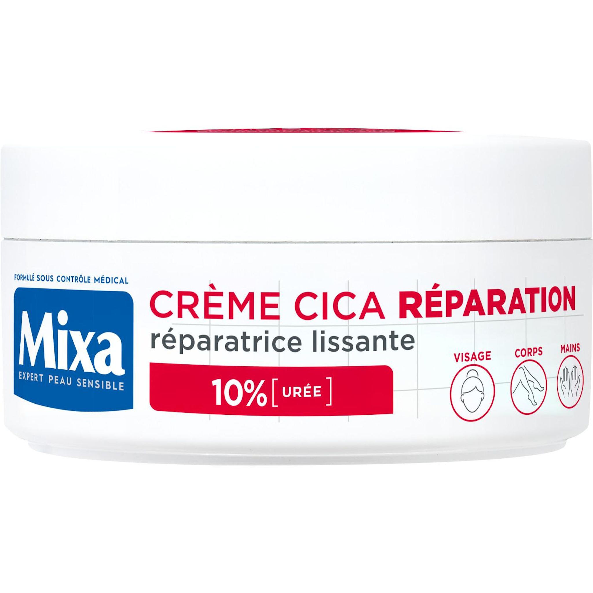 MIXA Crème Cica Réparation visage, corps, mains 150ml