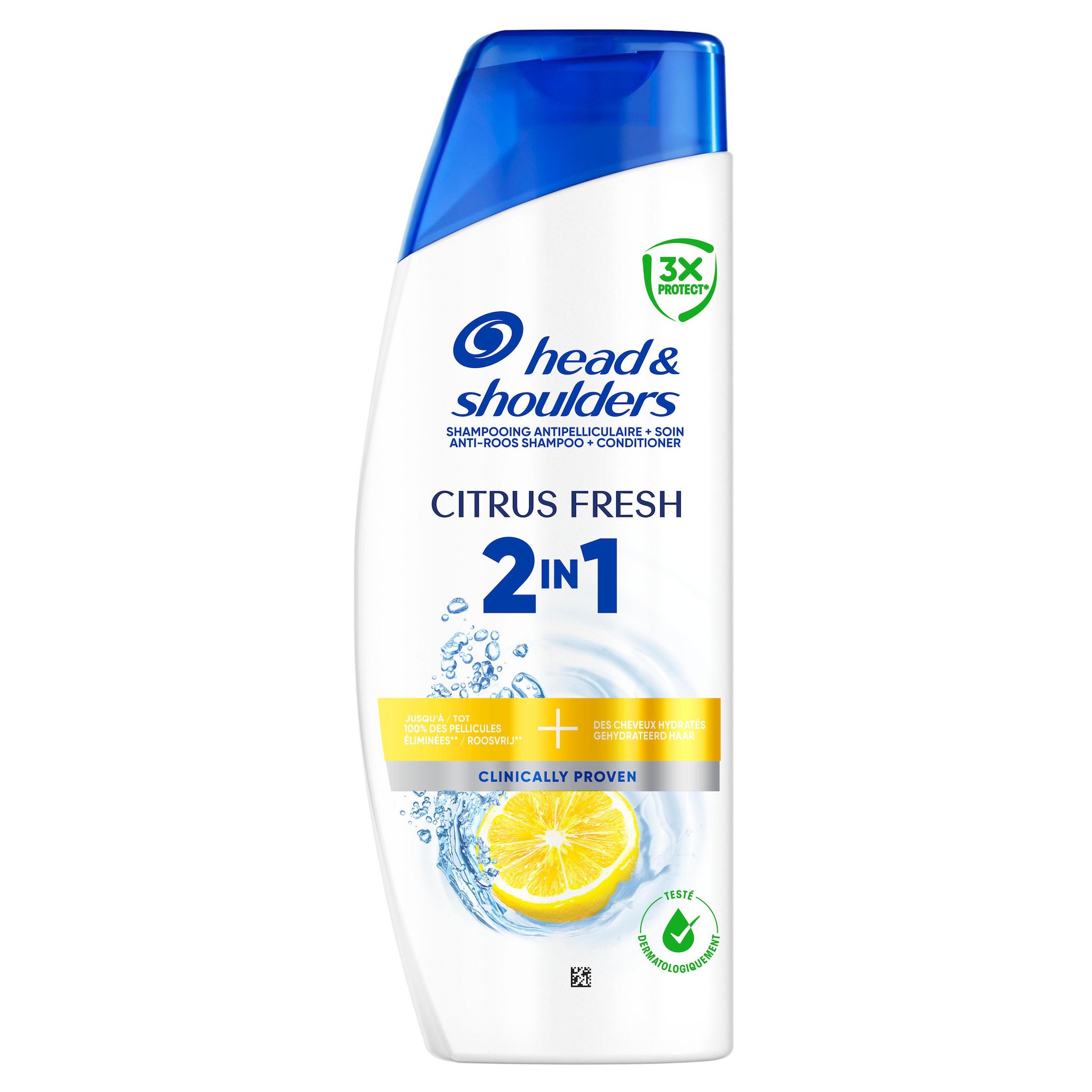 HEAD & SHOULDERS Shampooing 2en1 citrus fresh 625ml