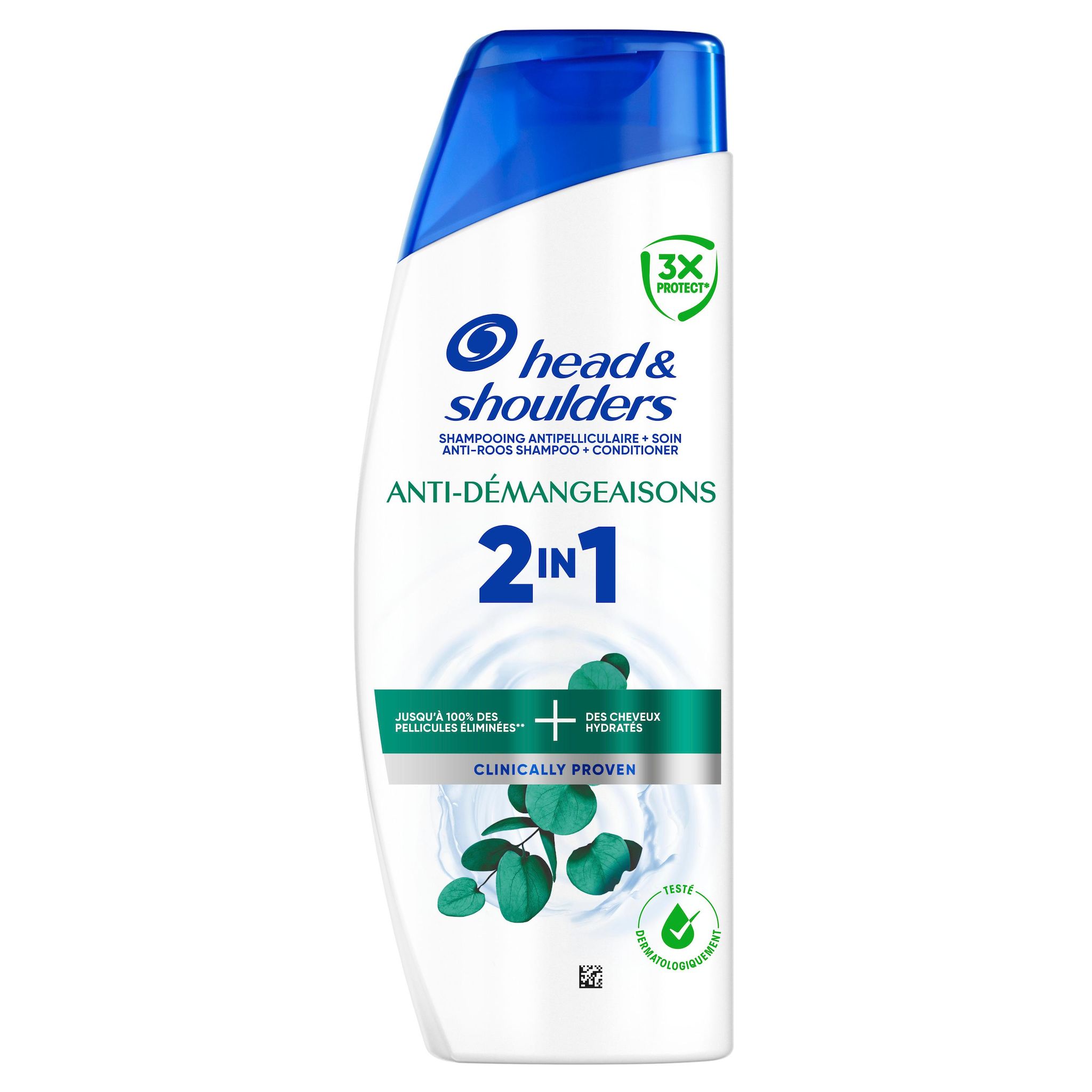 HEAD & SHOULDERS Shampooing anti démangeaisons 2en1 300ml