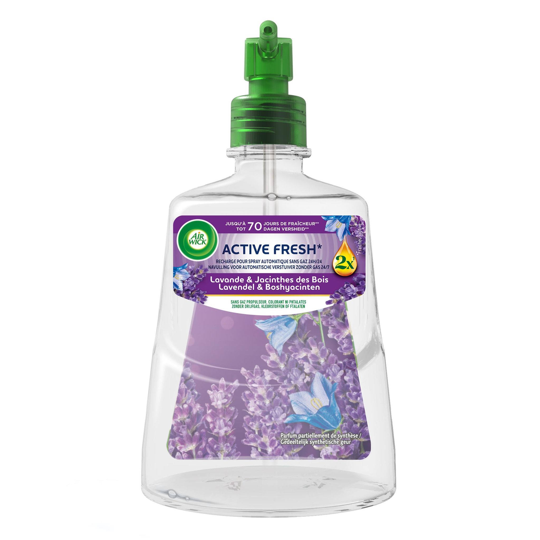 AIR WICK Recharge diffuseur automatique désodorisant sans gaz lavande & jacinthes des bois 228ml