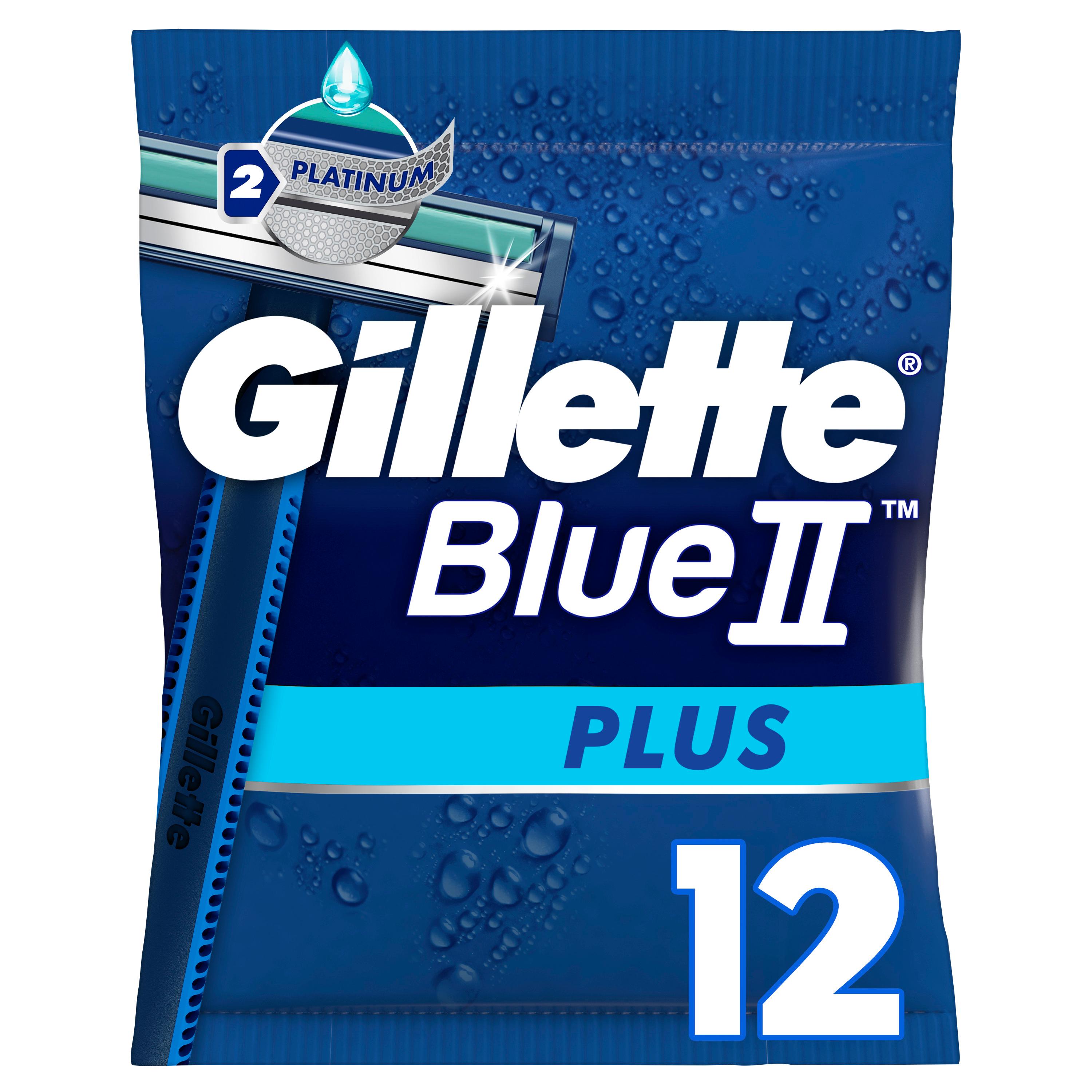 GILLETTE Blue II Rasoir jetable plus 12 rasoirs