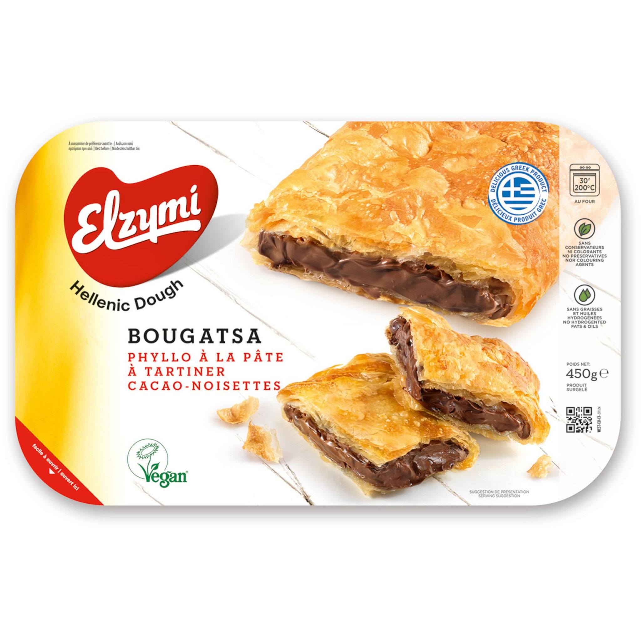 Pâte à tartiner cacao noisette 450g