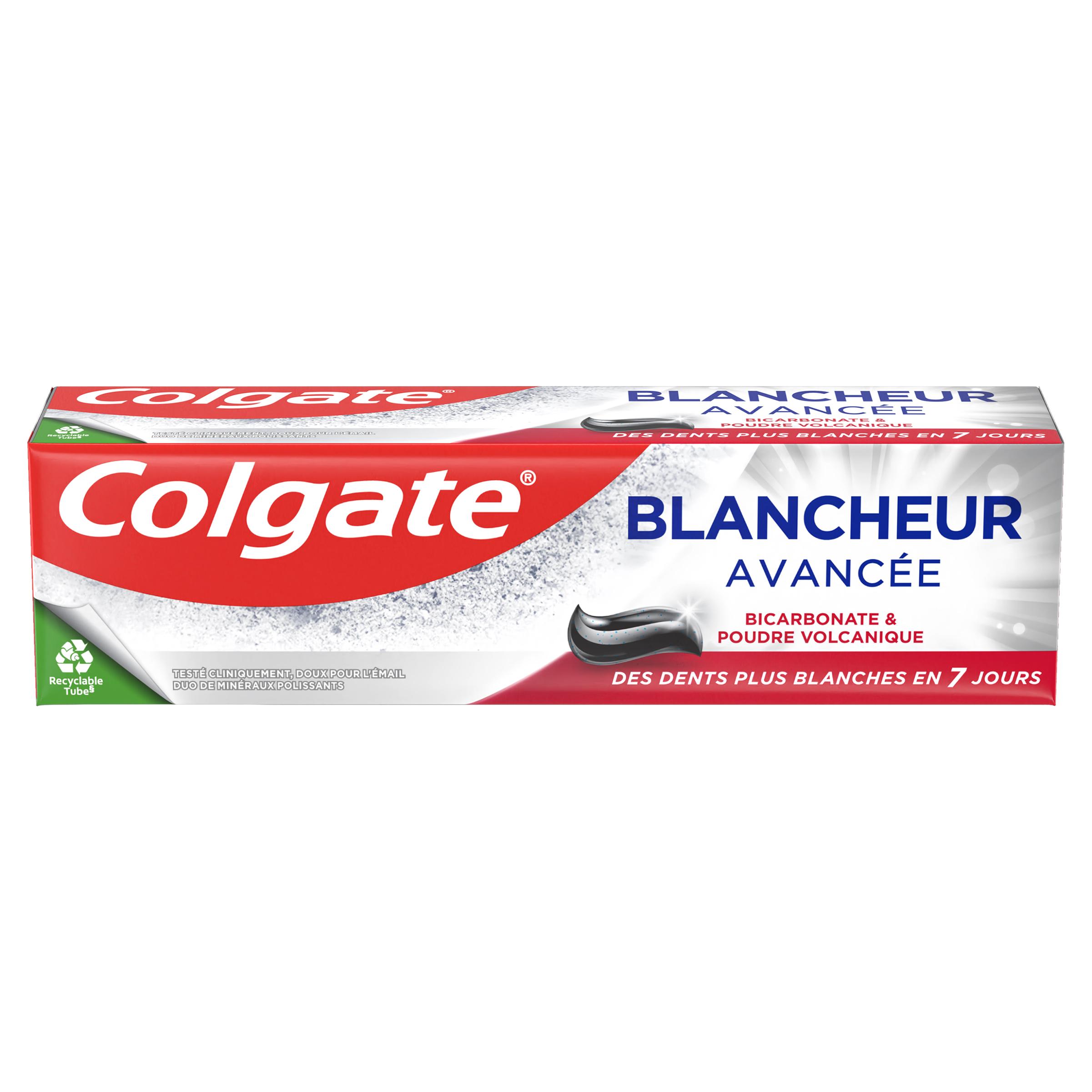 COLGATE Dentifrice blancheur avancée 75ml