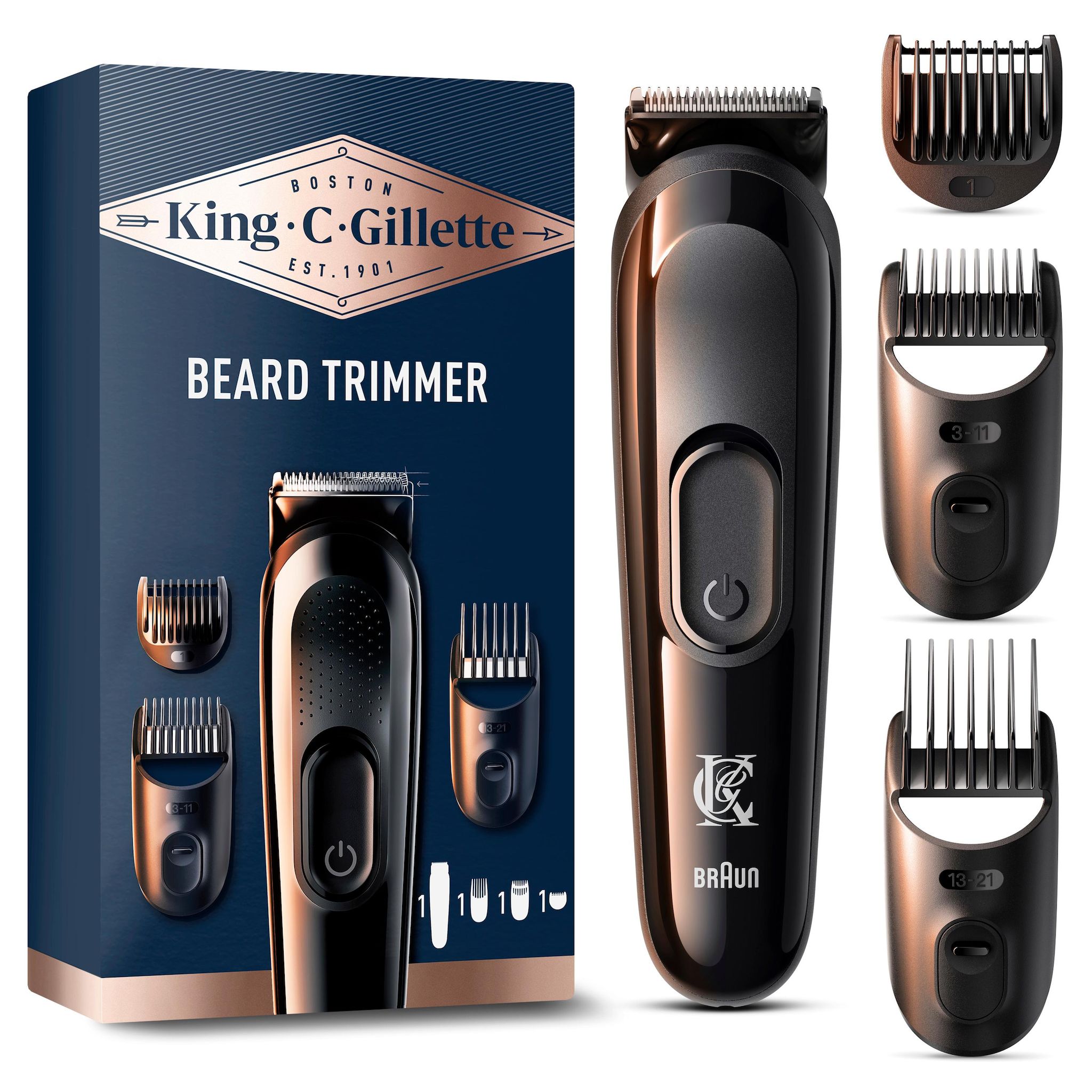 GILLETTE Tondeuse à barbe 1 rasoir
