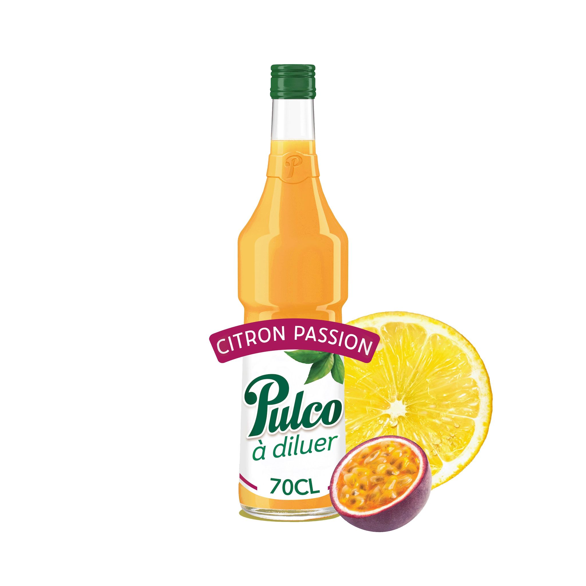 Voir la diapositive 2 : PULCO Sirop concentré passion à diluer 70cl