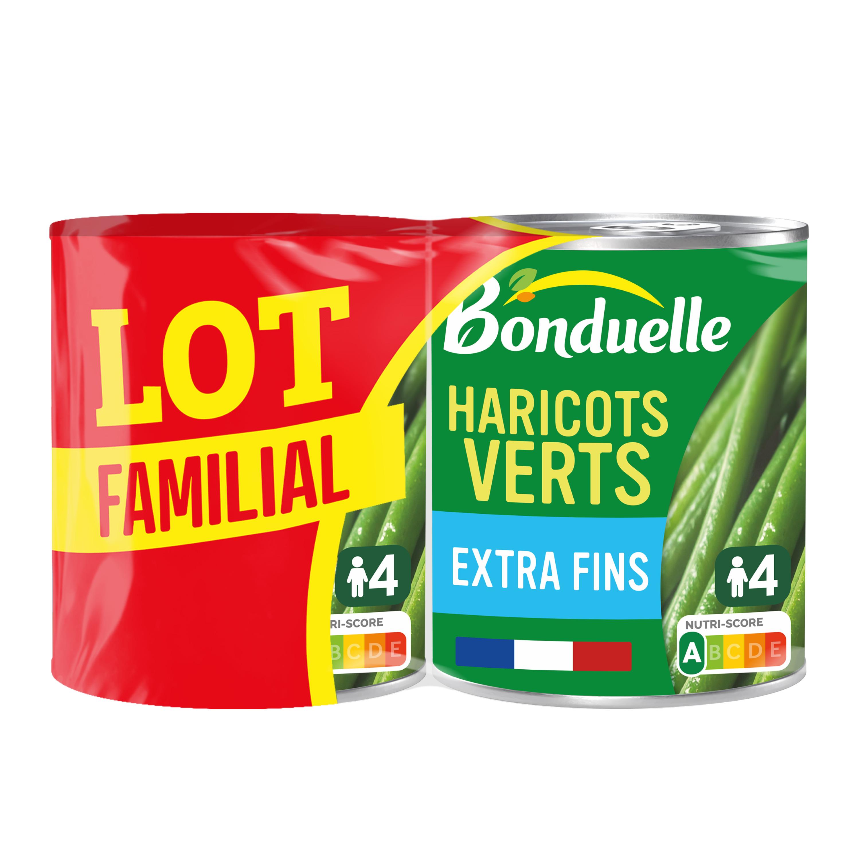 BONDUELLE Haricots verts extra fins 2x440g