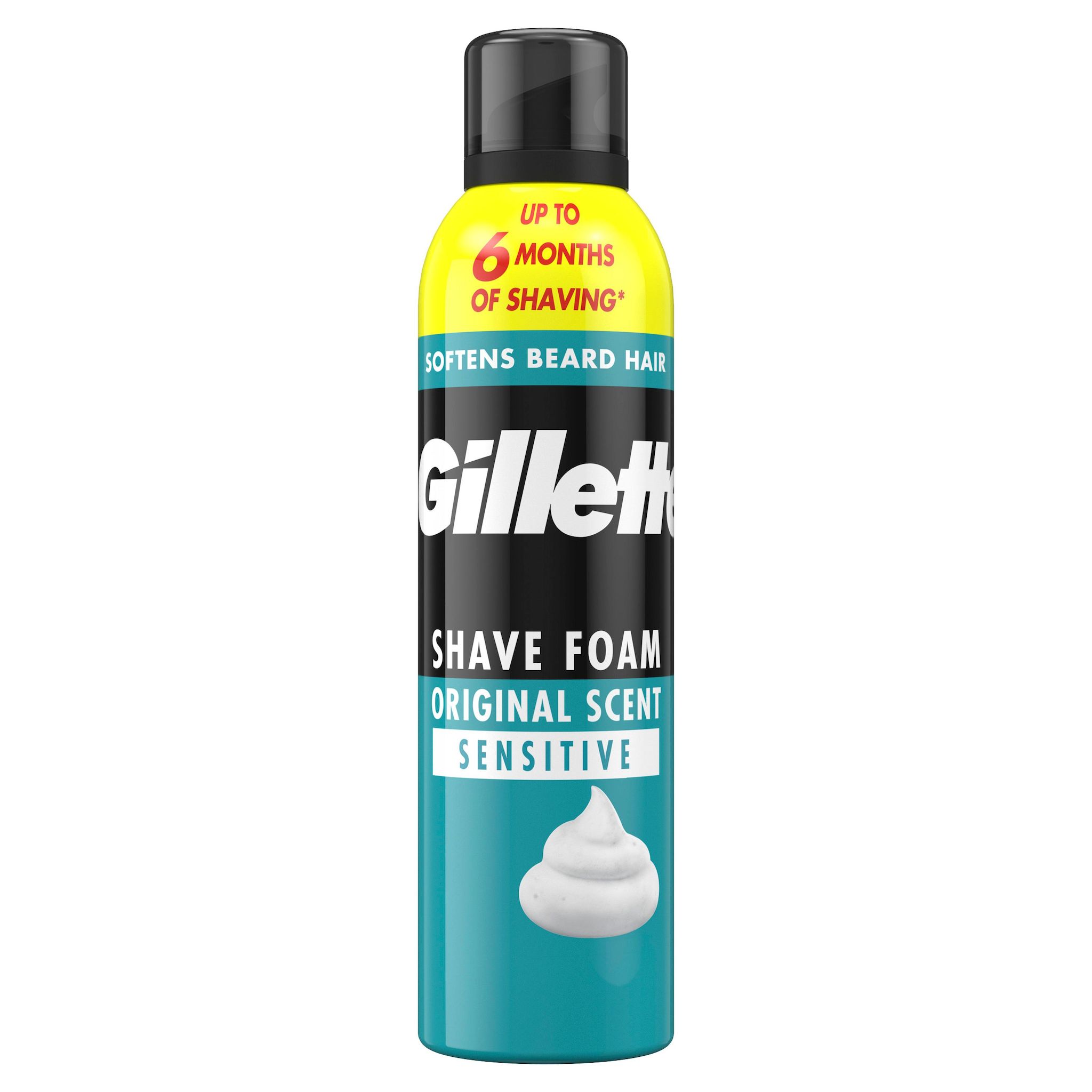 GILLETTE Mousse à raser sensitive 300ml