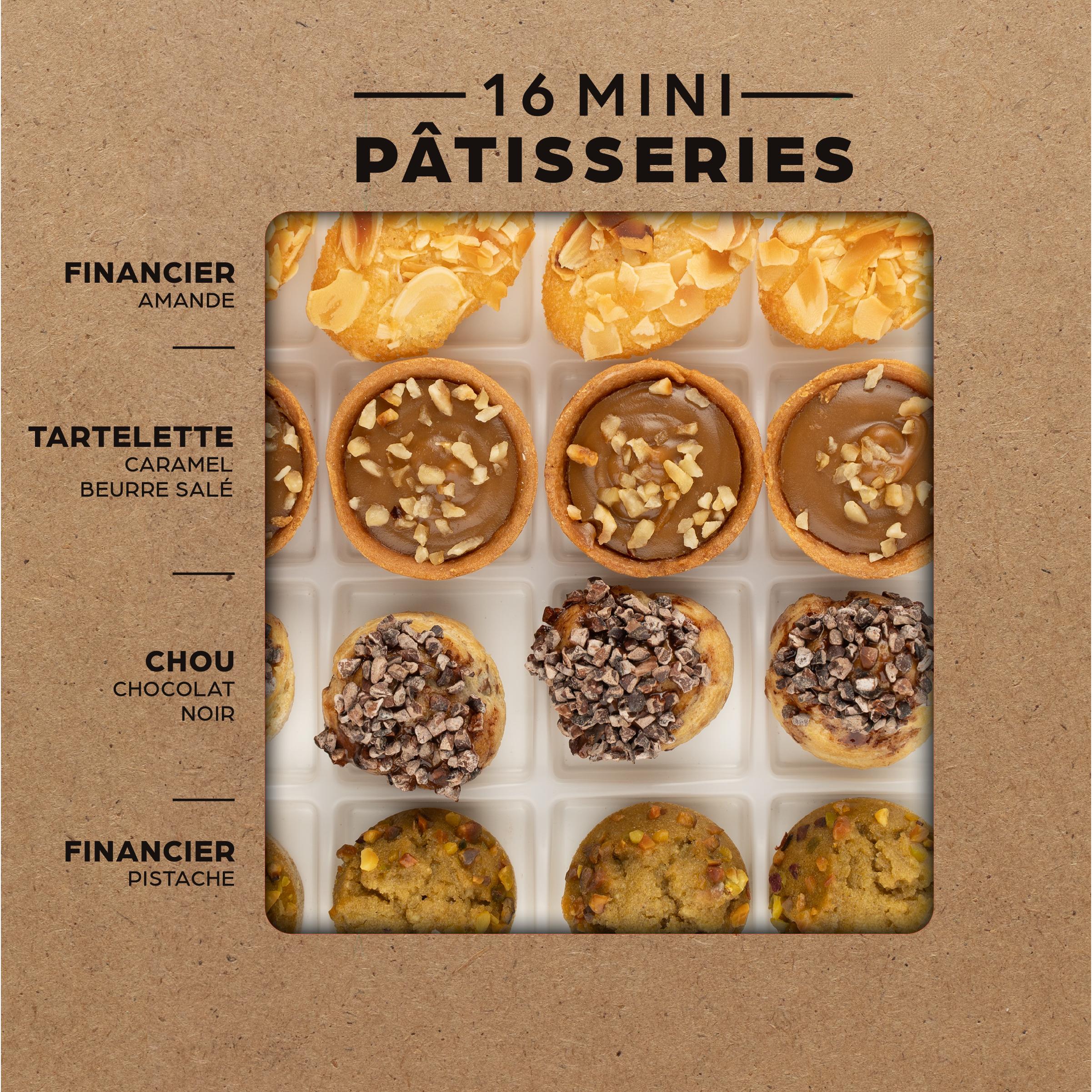 MIX BUFFET Assortiment mini pâtisseries x 16 270g