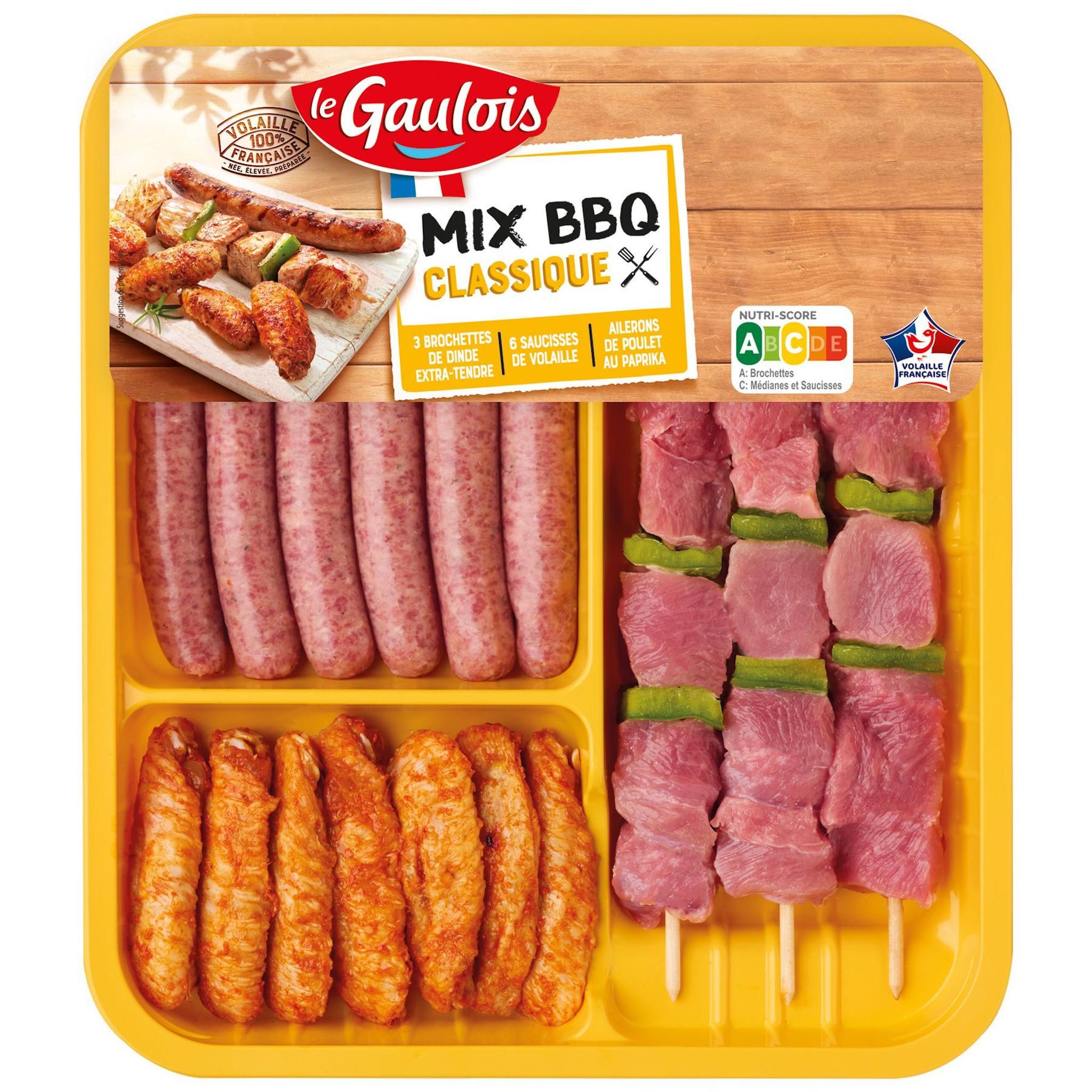 LE GAULOIS Mix BBQ classique 770g