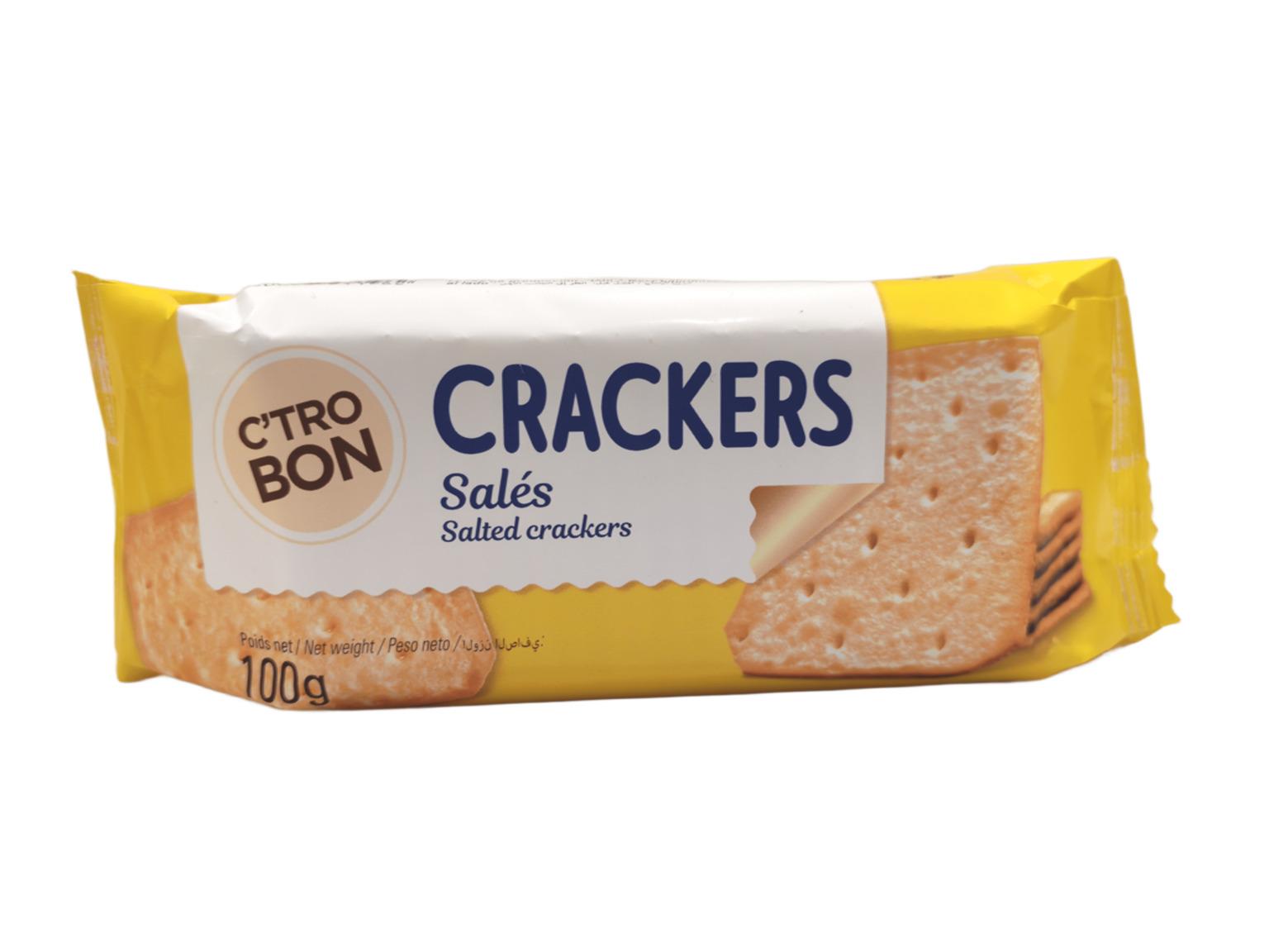 C'TRO BON Crackers salés croustillants 100g