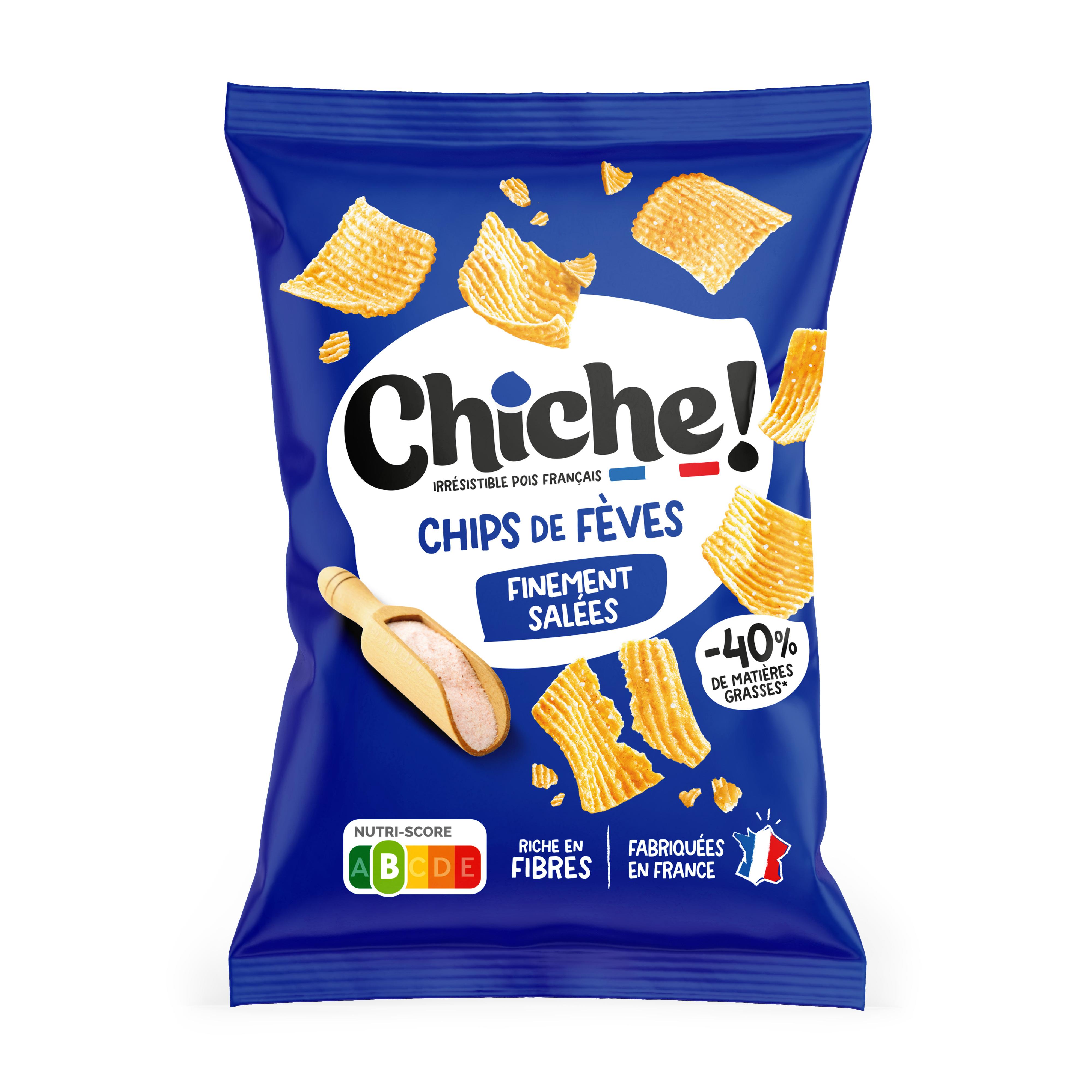 CHICHE! Chips de fèves finement salées 100g