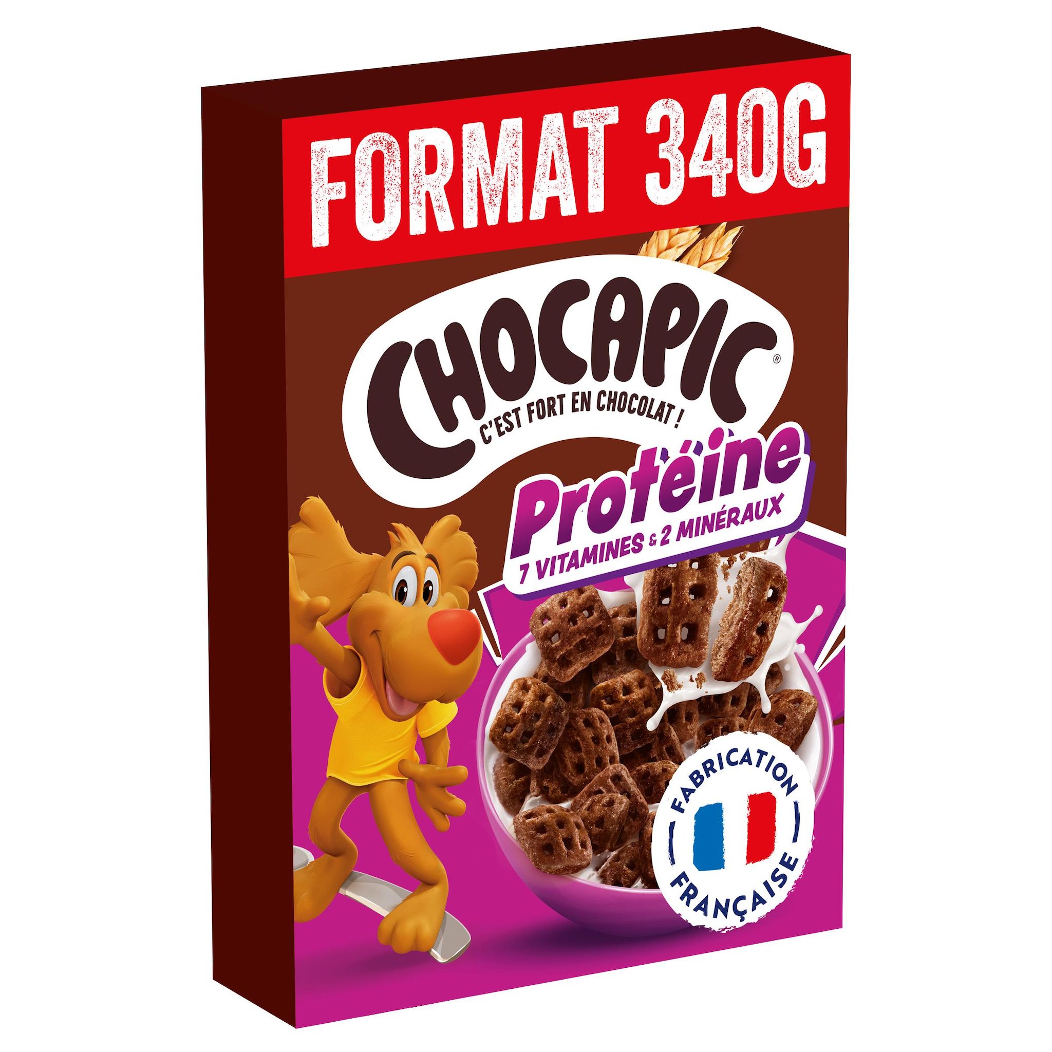 CHOCAPIC Céréales au chocolat protéinées 340g