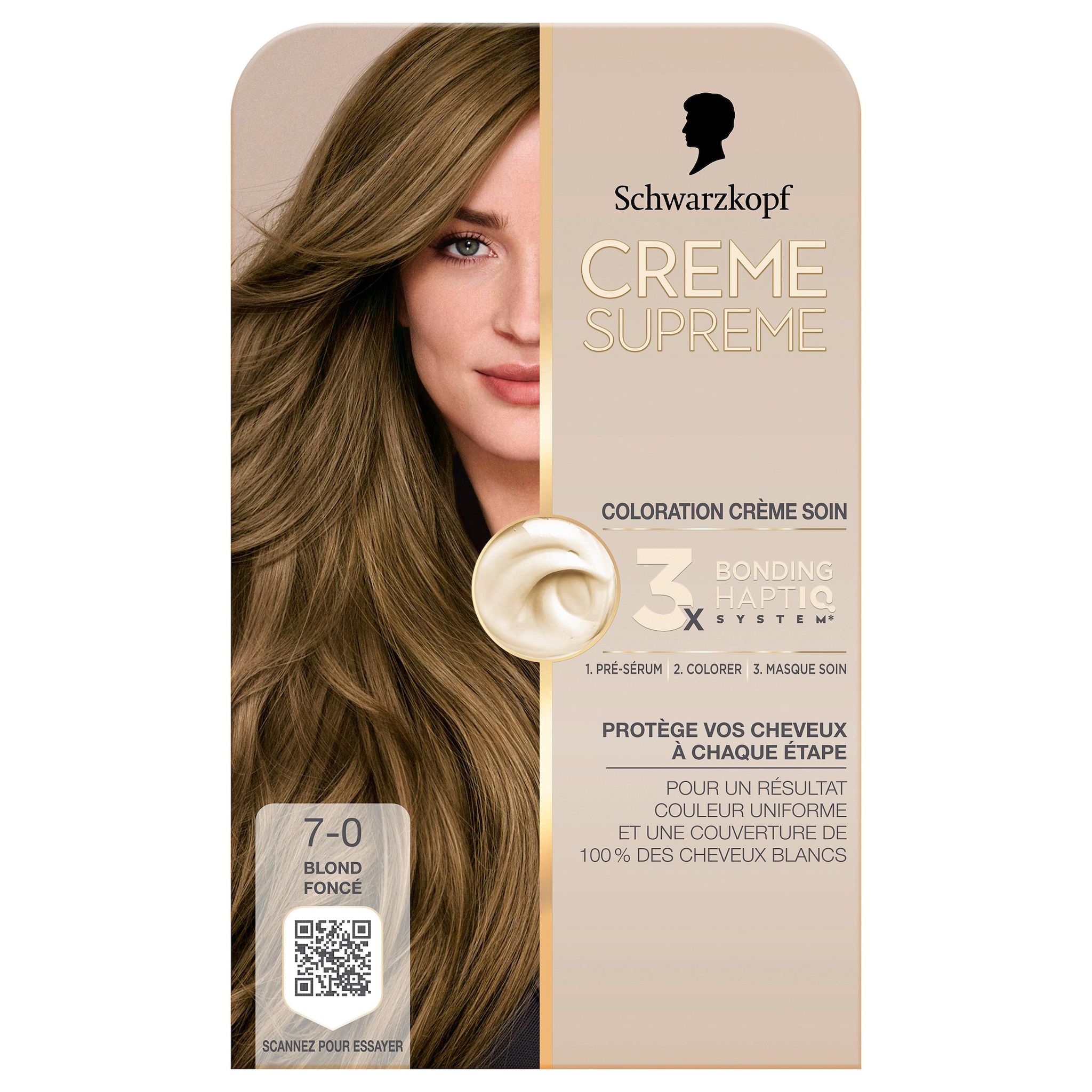 SCHWARZKOPF Crème Suprême Coloration crème soin 7.0 blond foncé 1 kit
