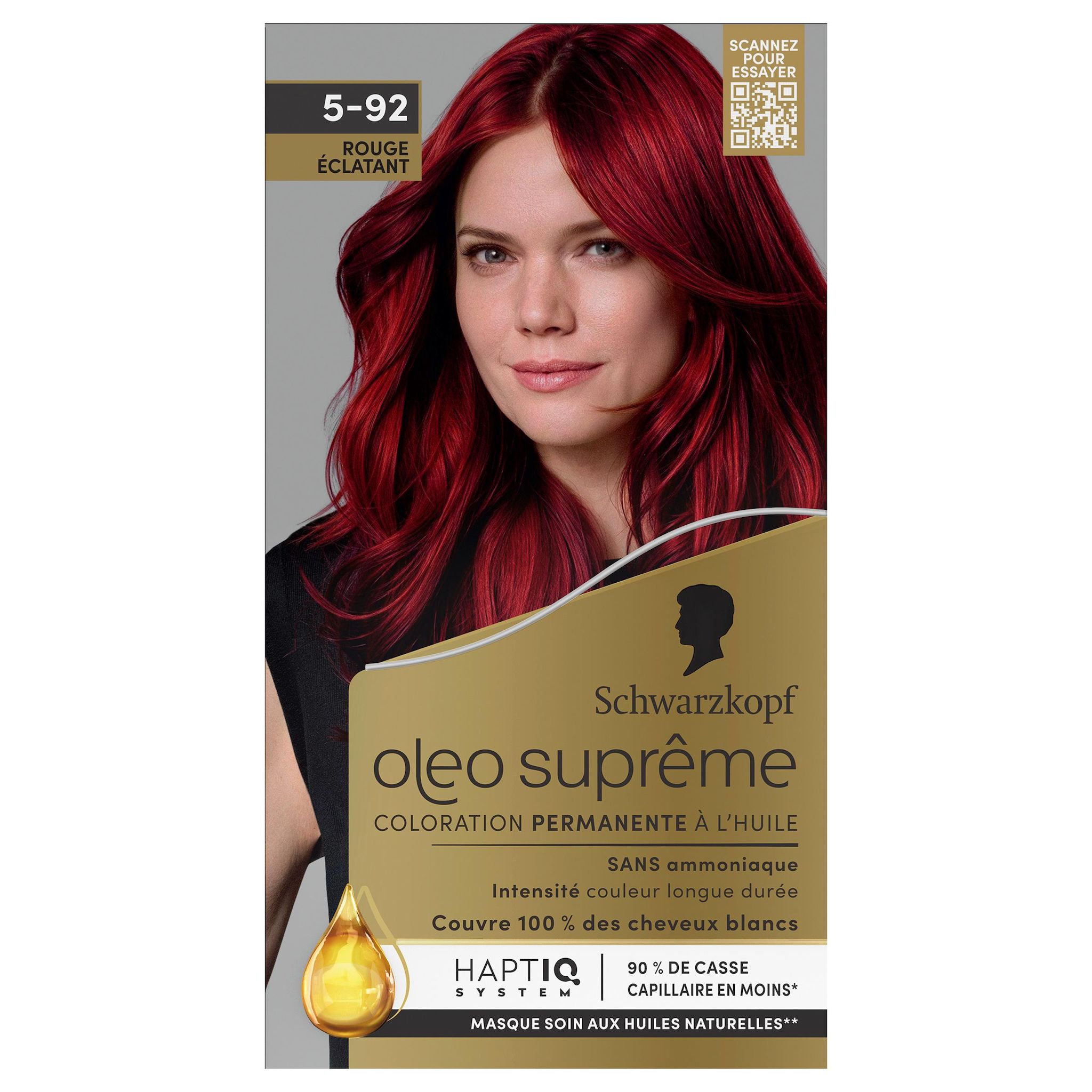 SCHWARZKOPF Oleo Suprême Coloration permanente à l'huile sans ammoniaque 5.92 rouge éclatant 1 kit