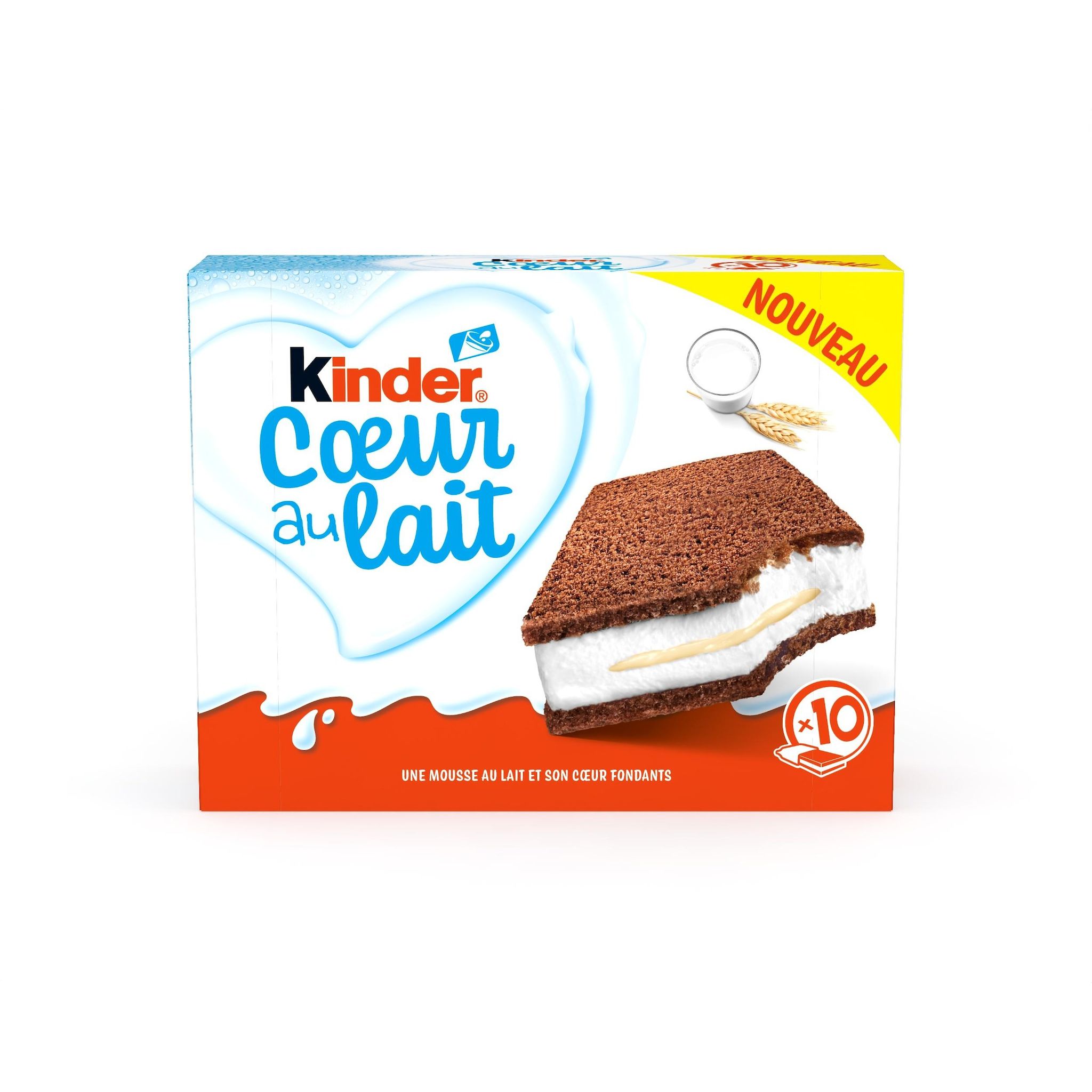 KINDER Coeur au lait 10 pièces 280g