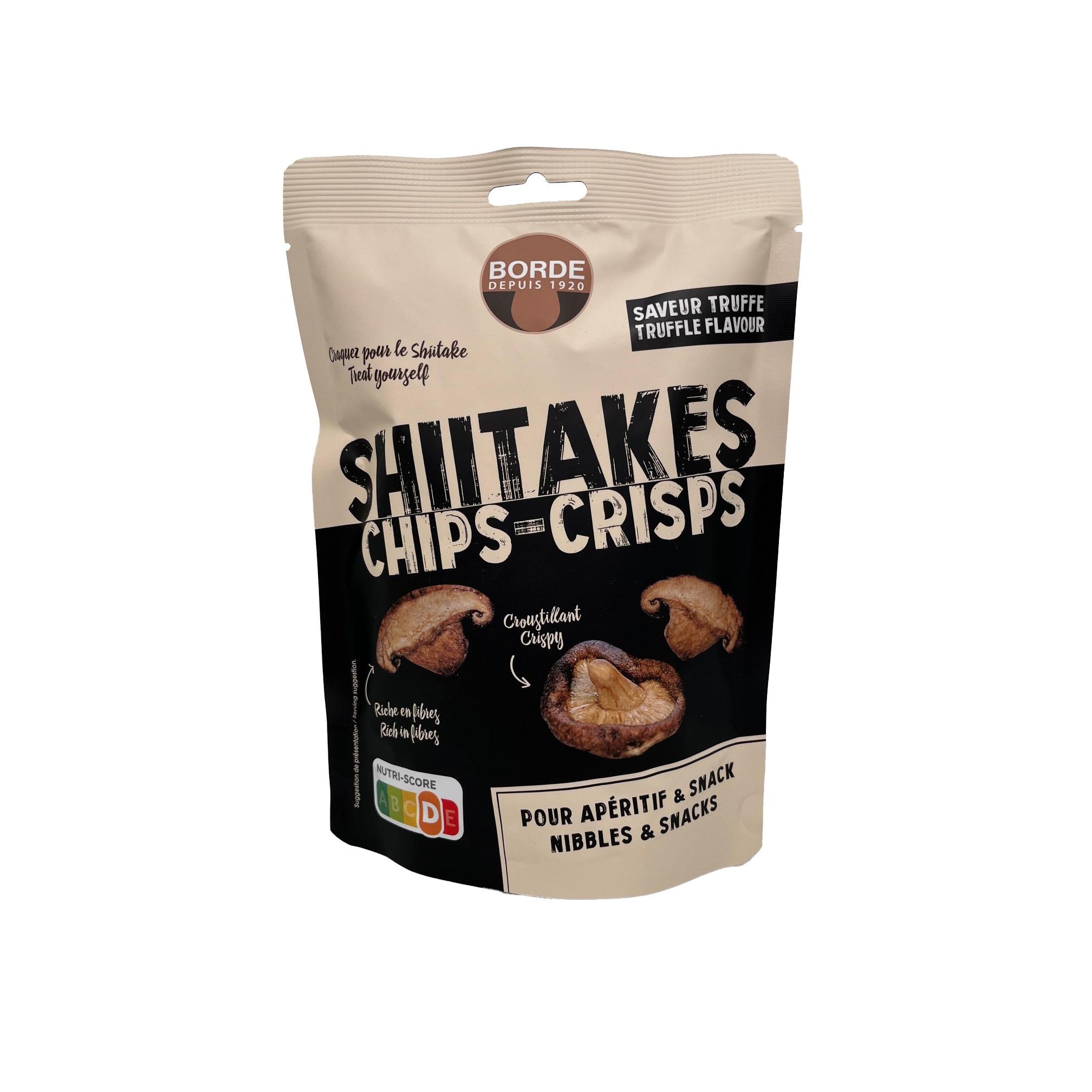 BORDE Chips de shiitakés saveur truffe 50g