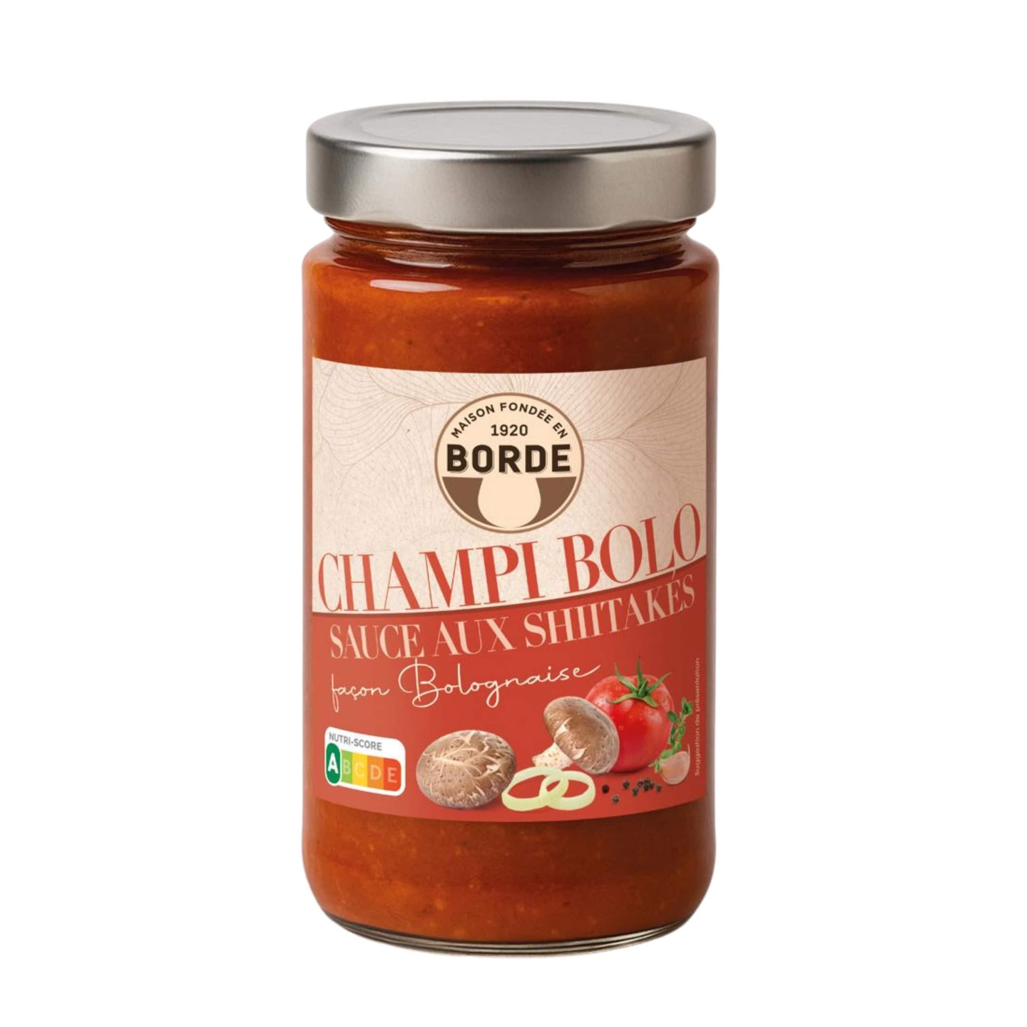 BORDE Sauce aux shiitakés façon bolognaise 300g