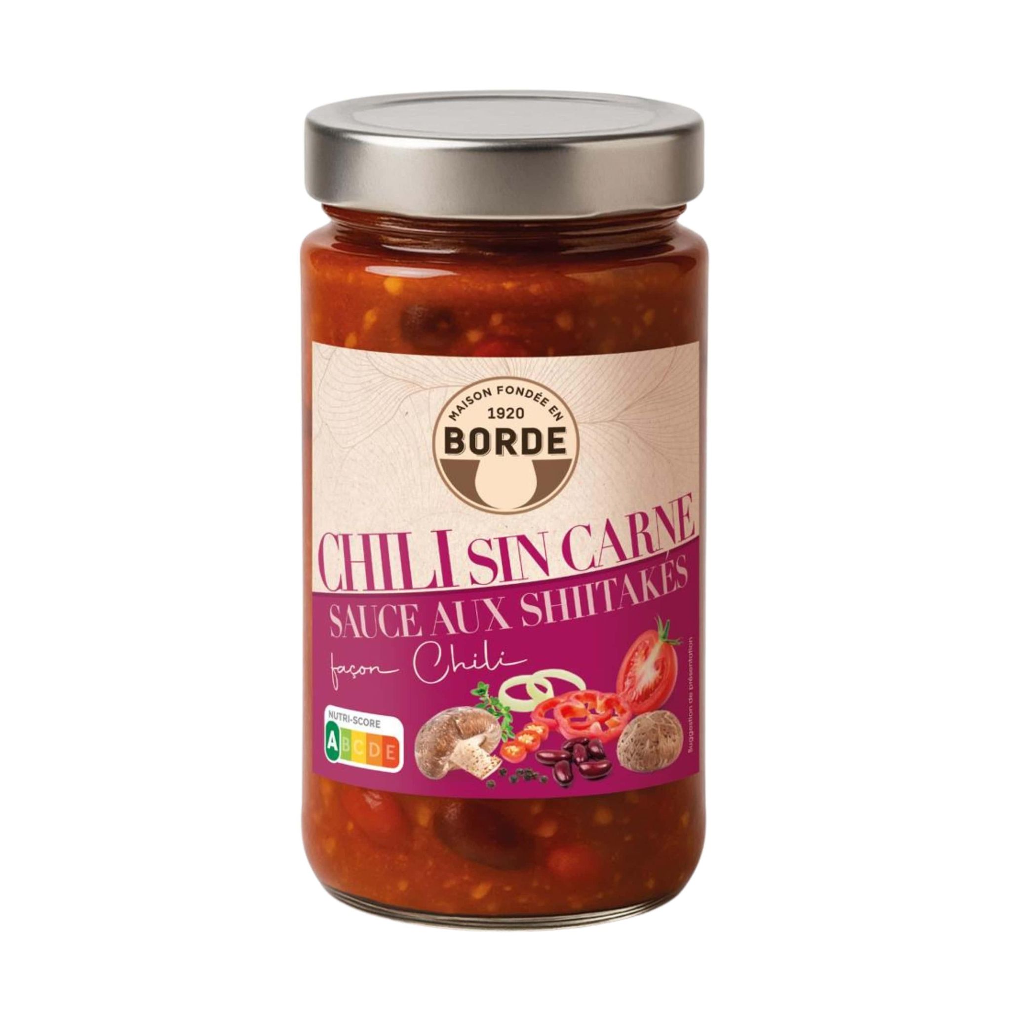 BORDE Sauce aux shiitakés façon chili 300g