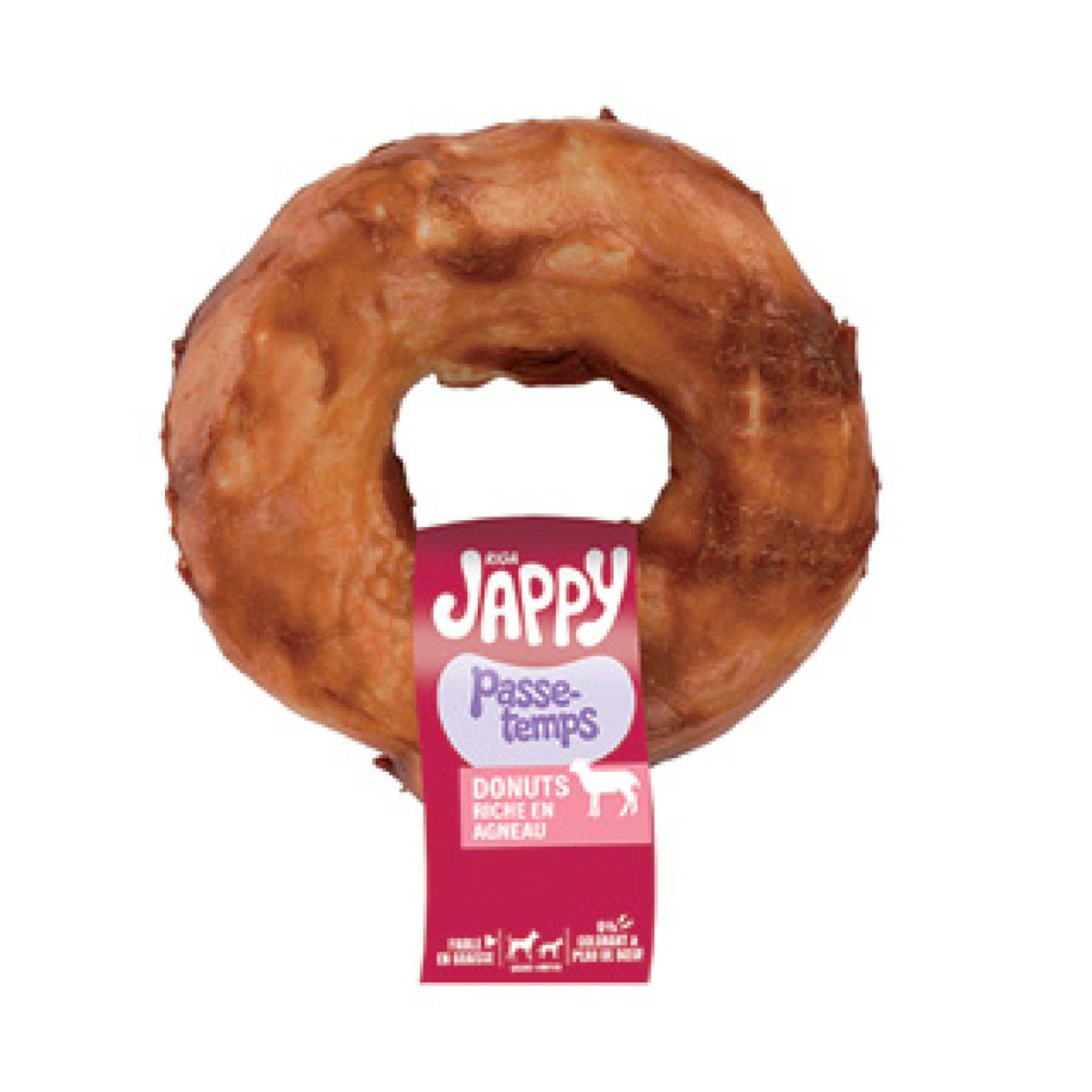 RIGA Jappy Friandises Donuts à macher goût agneau pour moyen et grand chien 1 pièce